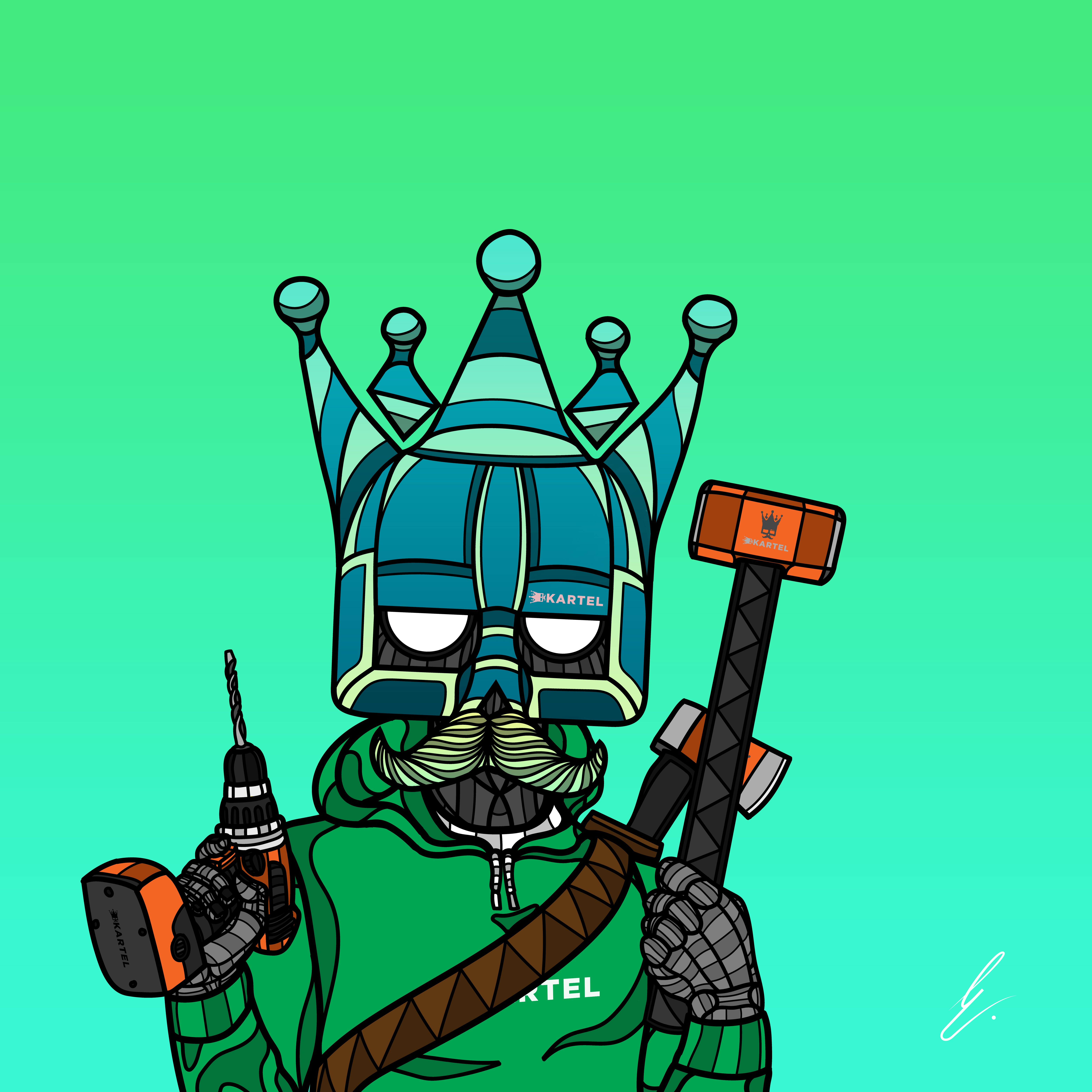 B-KARTEL: SQUADDIES #1399 NFT on Algorand