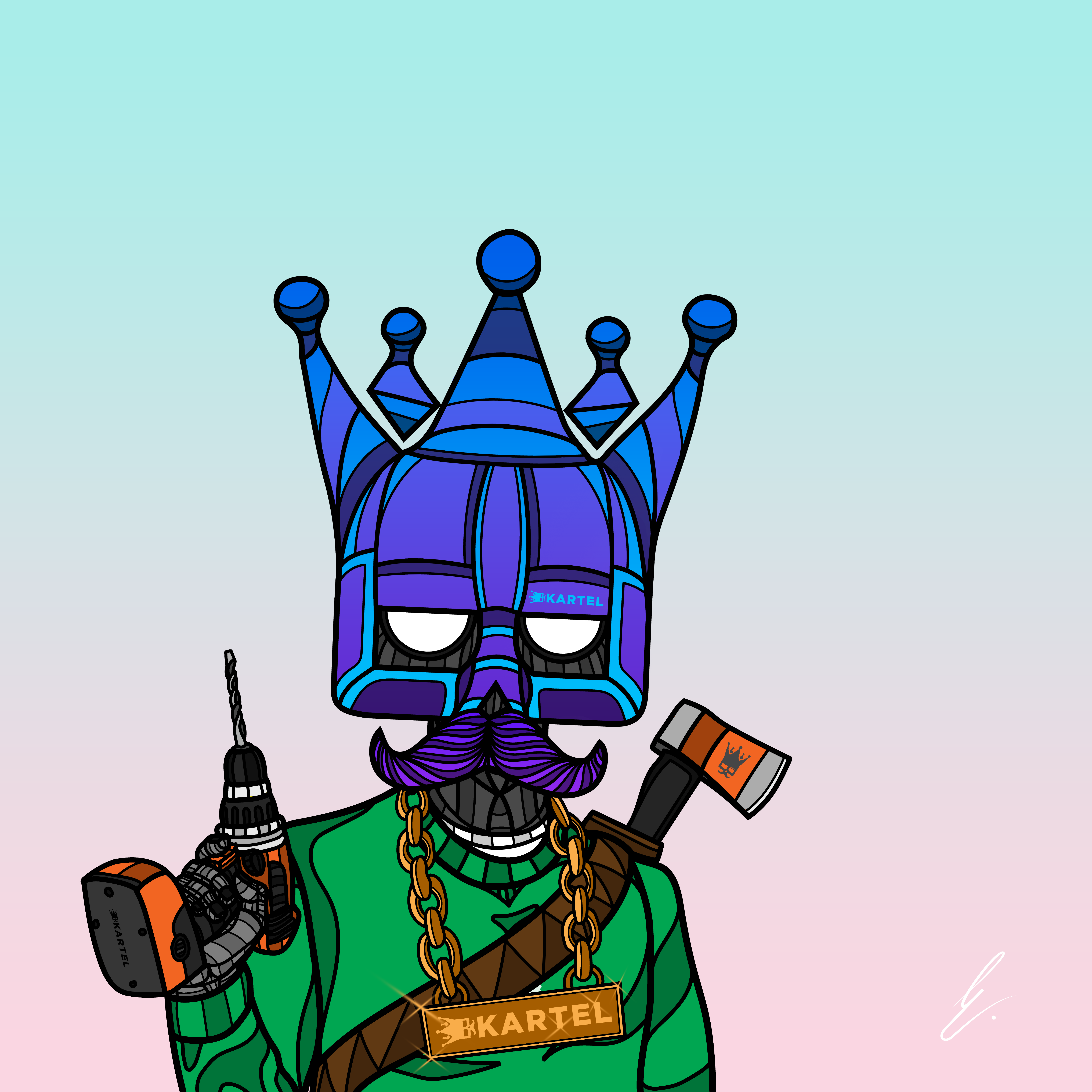 B-KARTEL: SQUADDIES #1408 NFT on Algorand