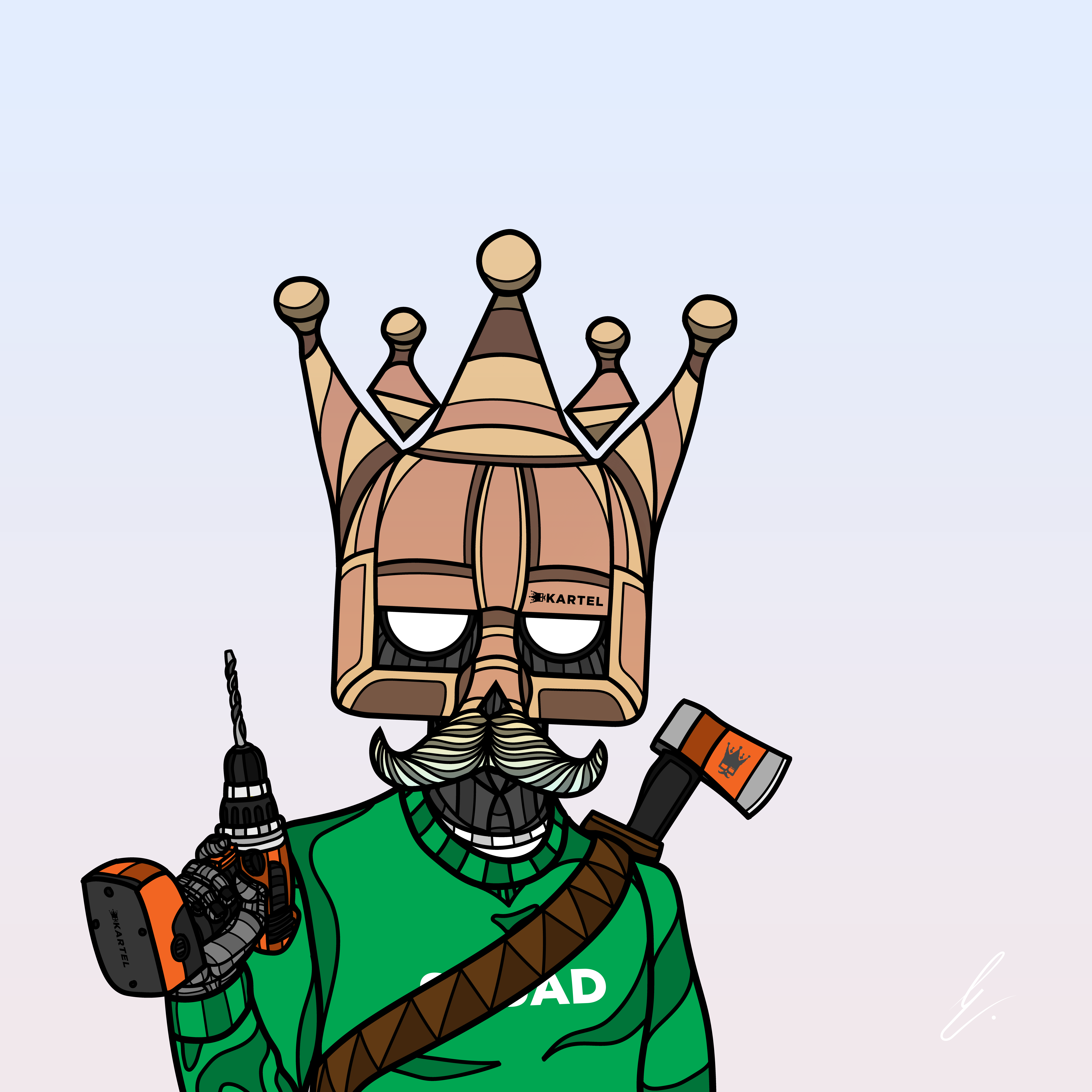 B-KARTEL: SQUADDIES #1410 NFT on Algorand