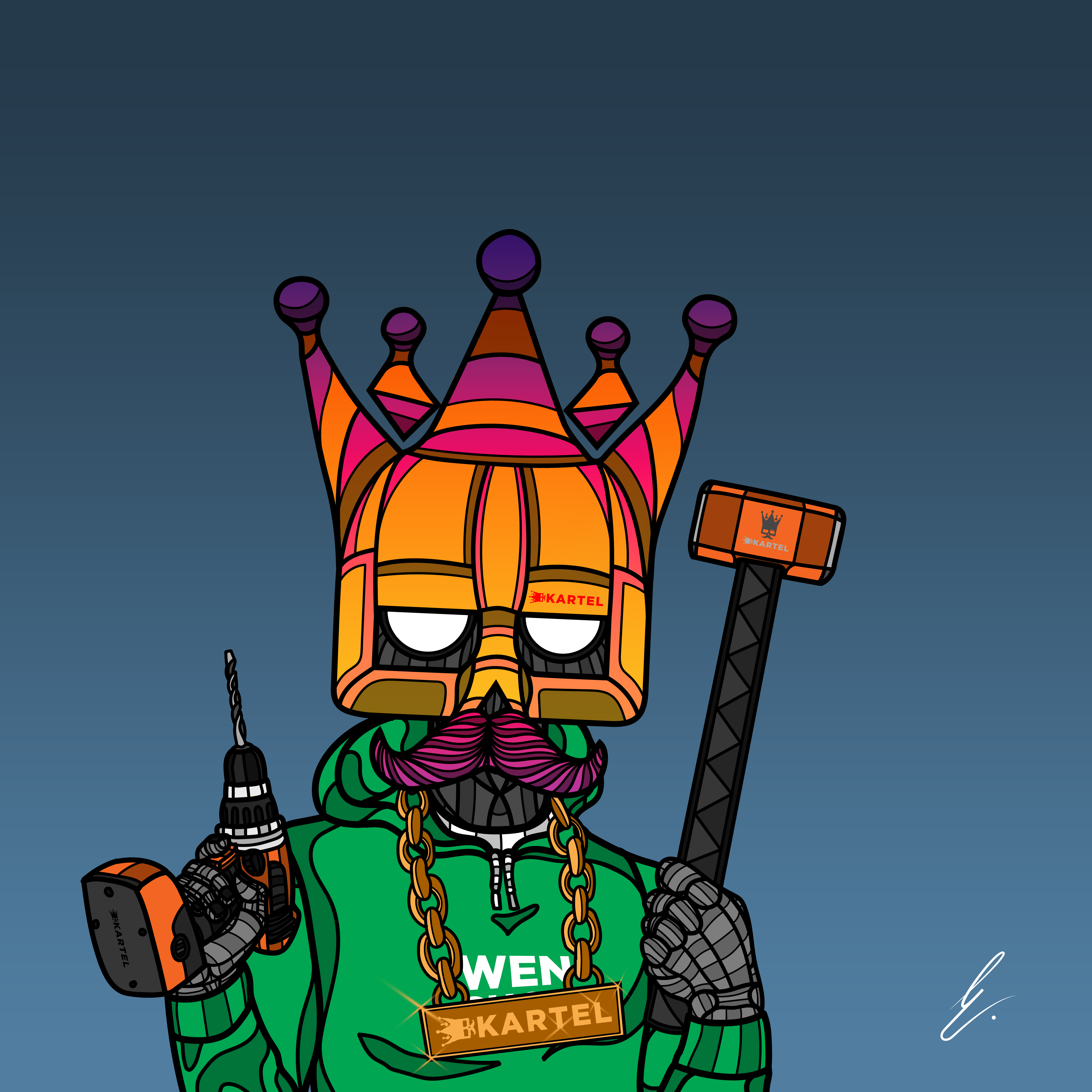 B-KARTEL: SQUADDIES #1412 NFT on Algorand