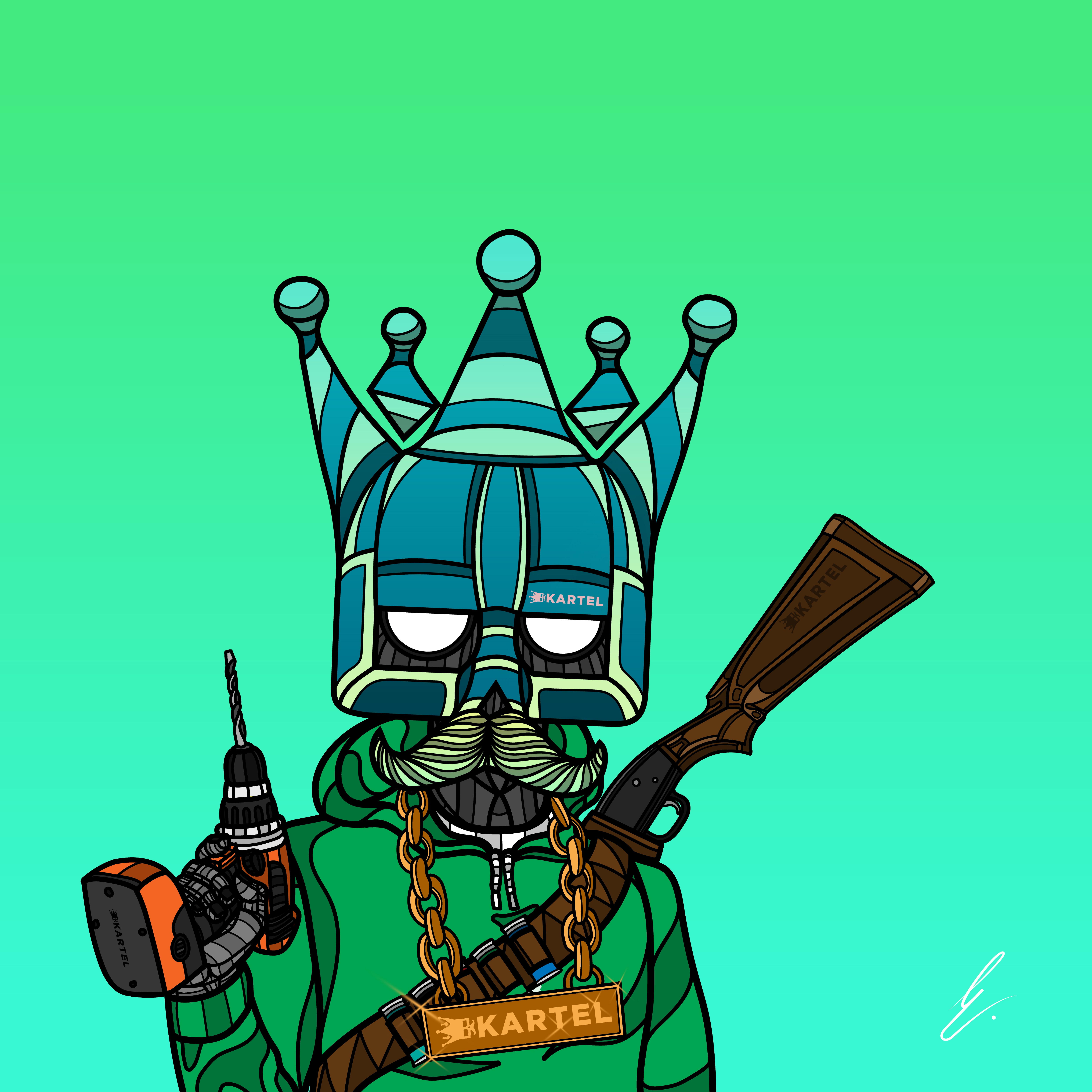 B-KARTEL: SQUADDIES #1416 NFT on Algorand