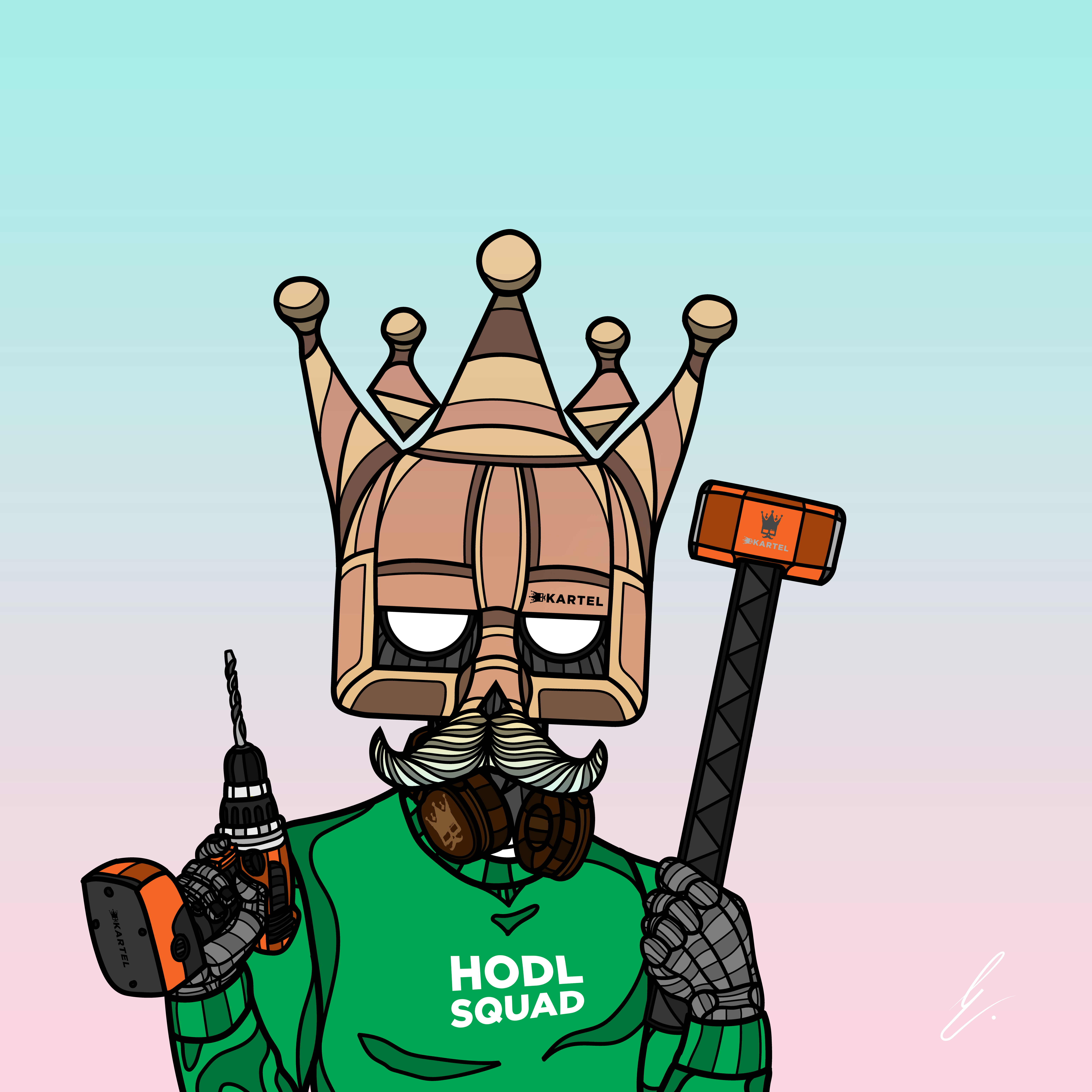 B-KARTEL: SQUADDIES #1417 NFT on Algorand