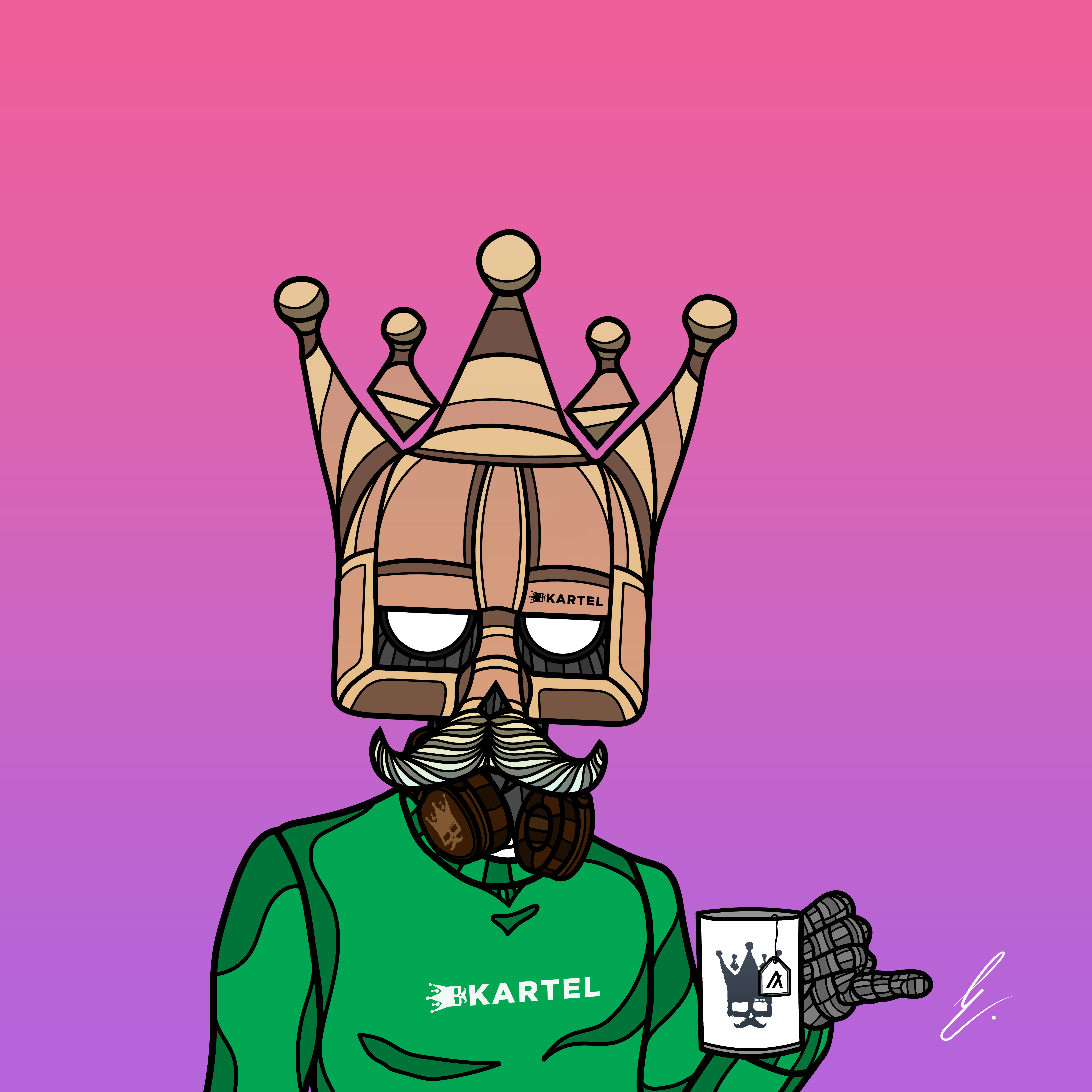 B-KARTEL: SQUADDIES #1418 NFT on Algorand