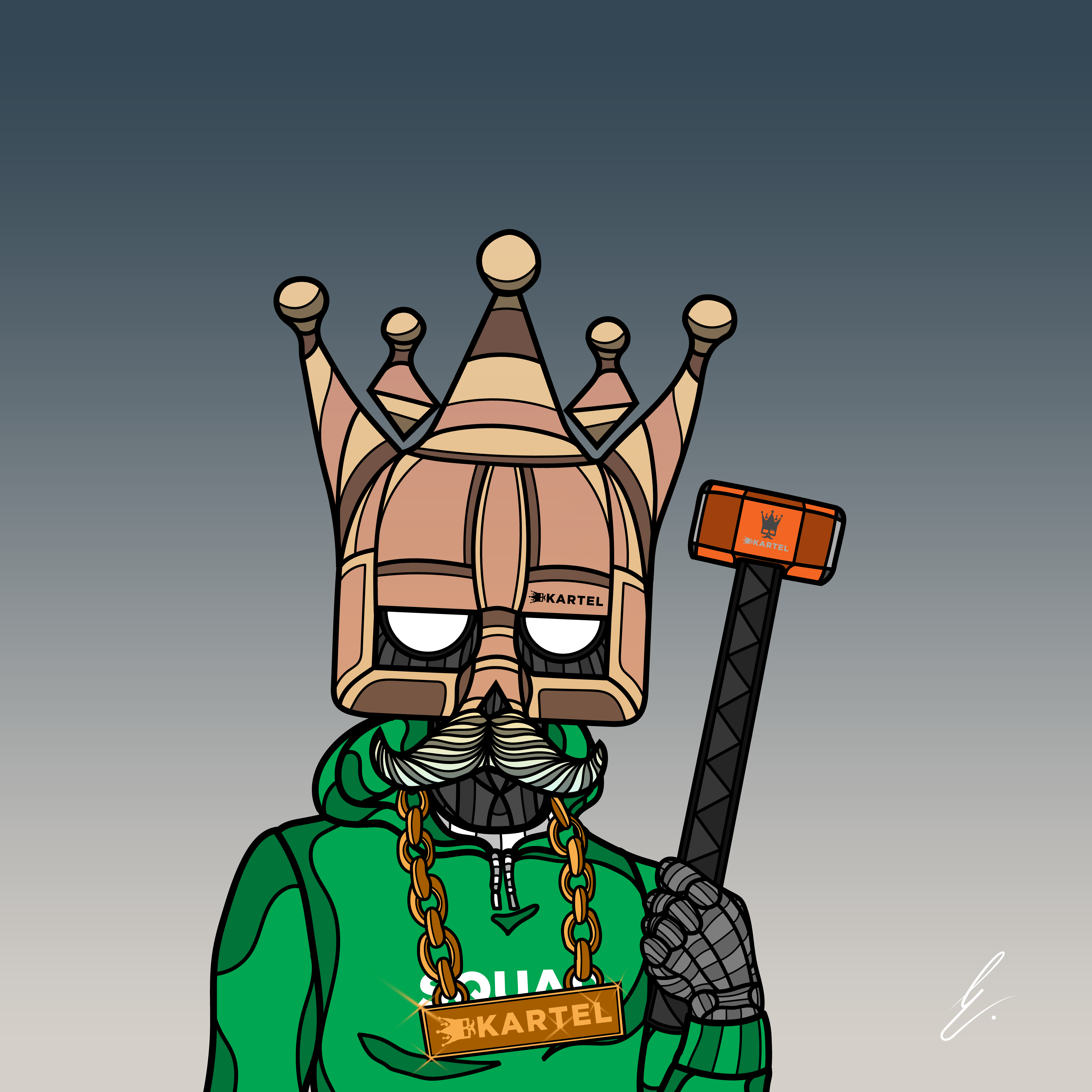 B-KARTEL: SQUADDIES #1424 NFT on Algorand