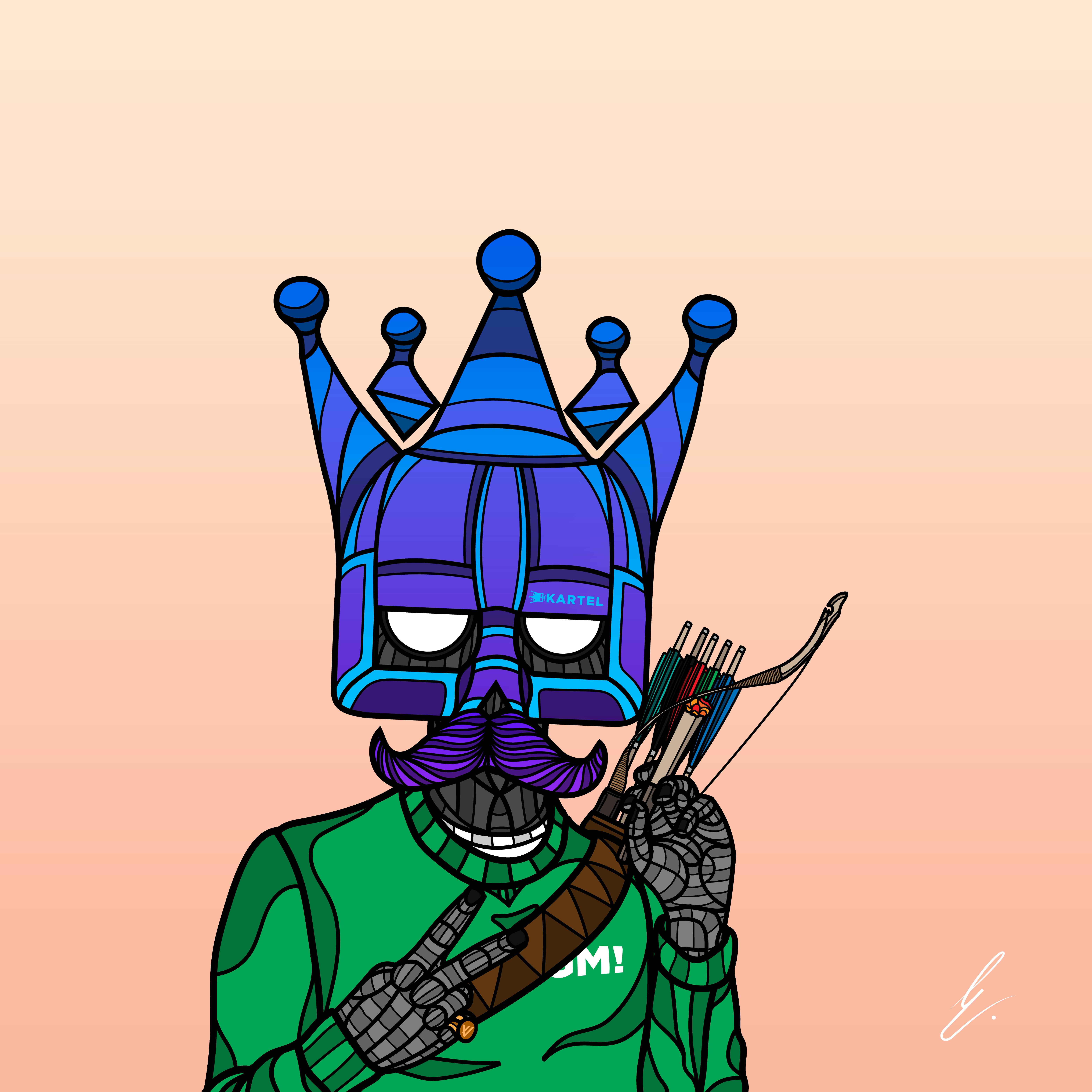 B-KARTEL: SQUADDIES #1434 NFT on Algorand