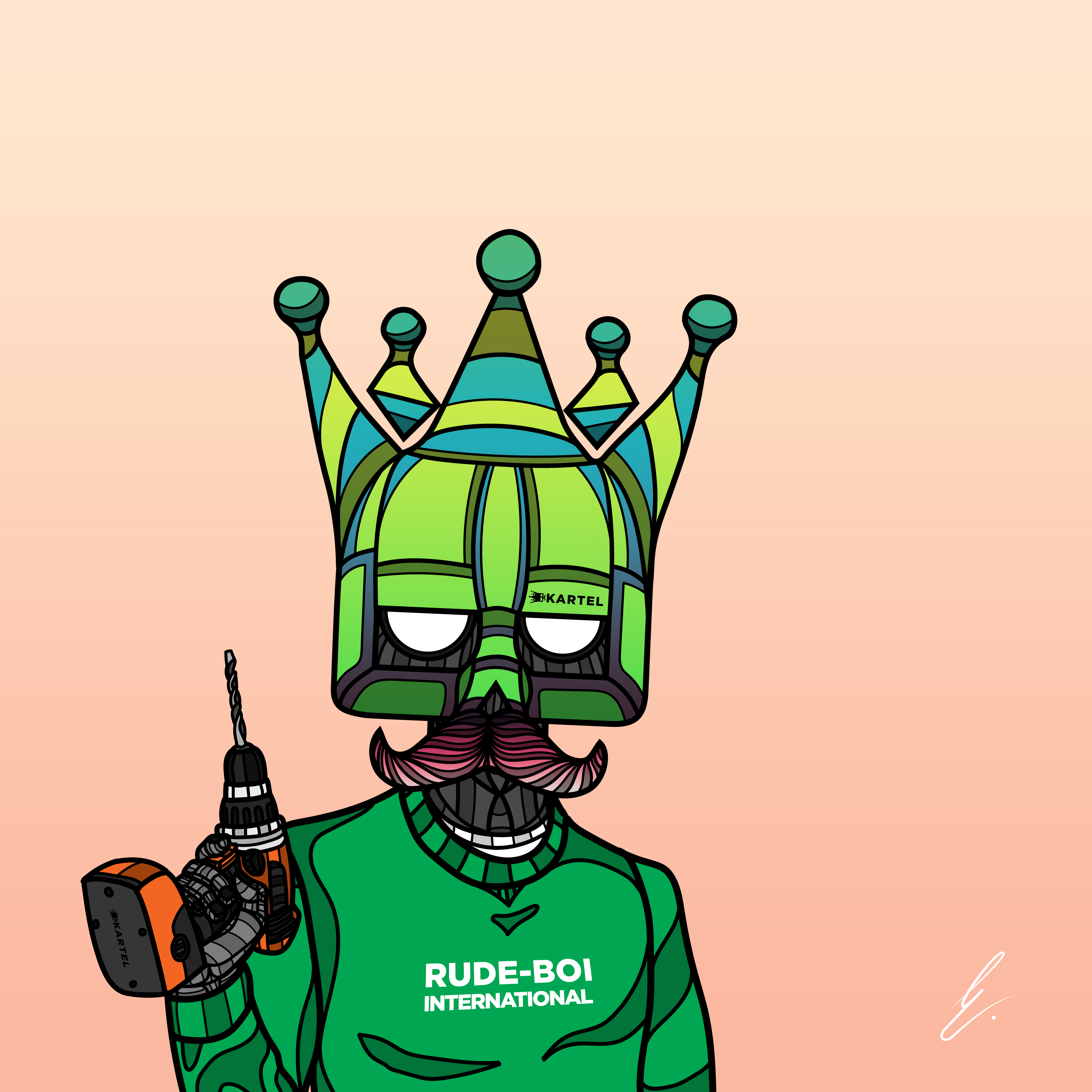 B-KARTEL: SQUADDIES #1435 NFT on Algorand