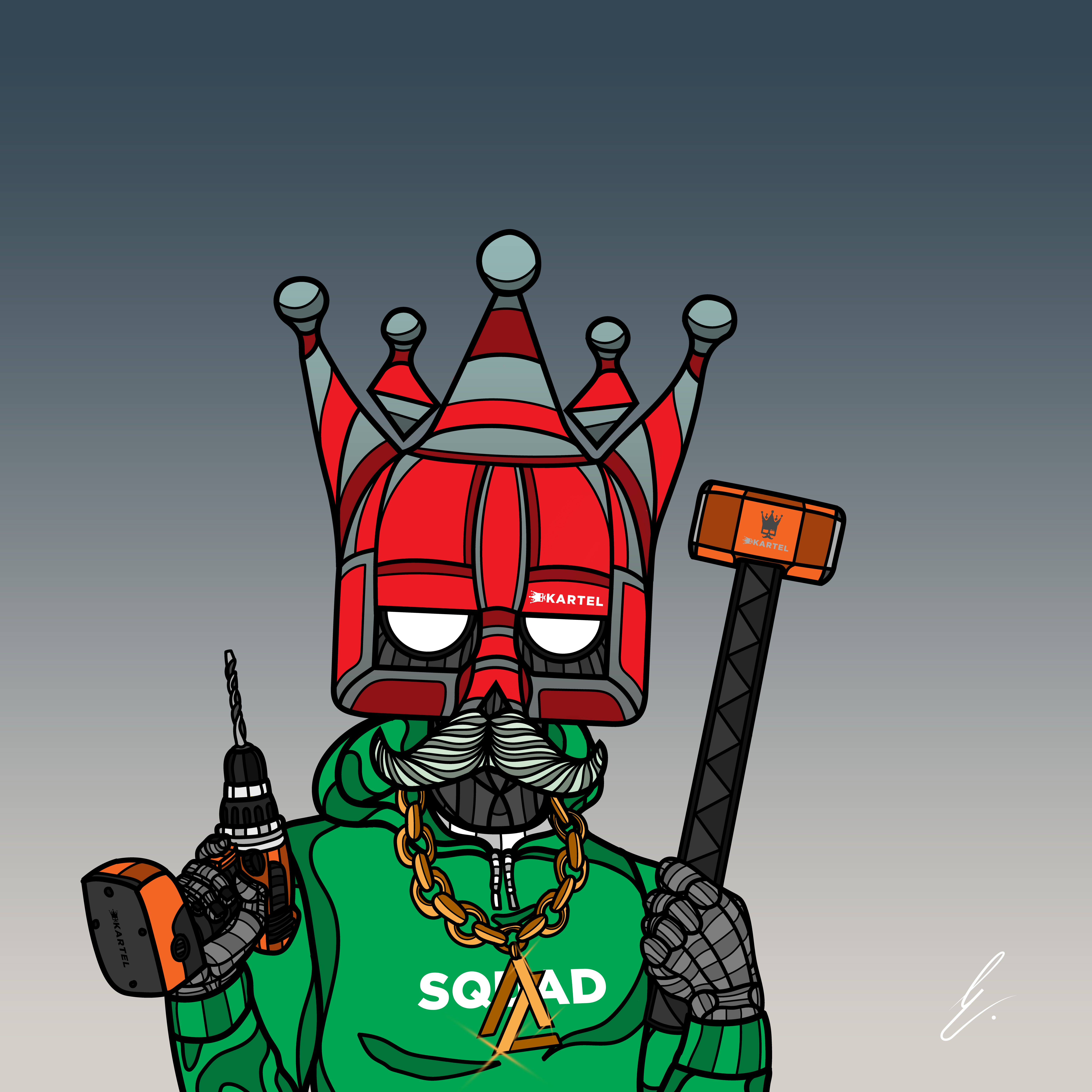 B-KARTEL: SQUADDIES #1444 NFT on Algorand