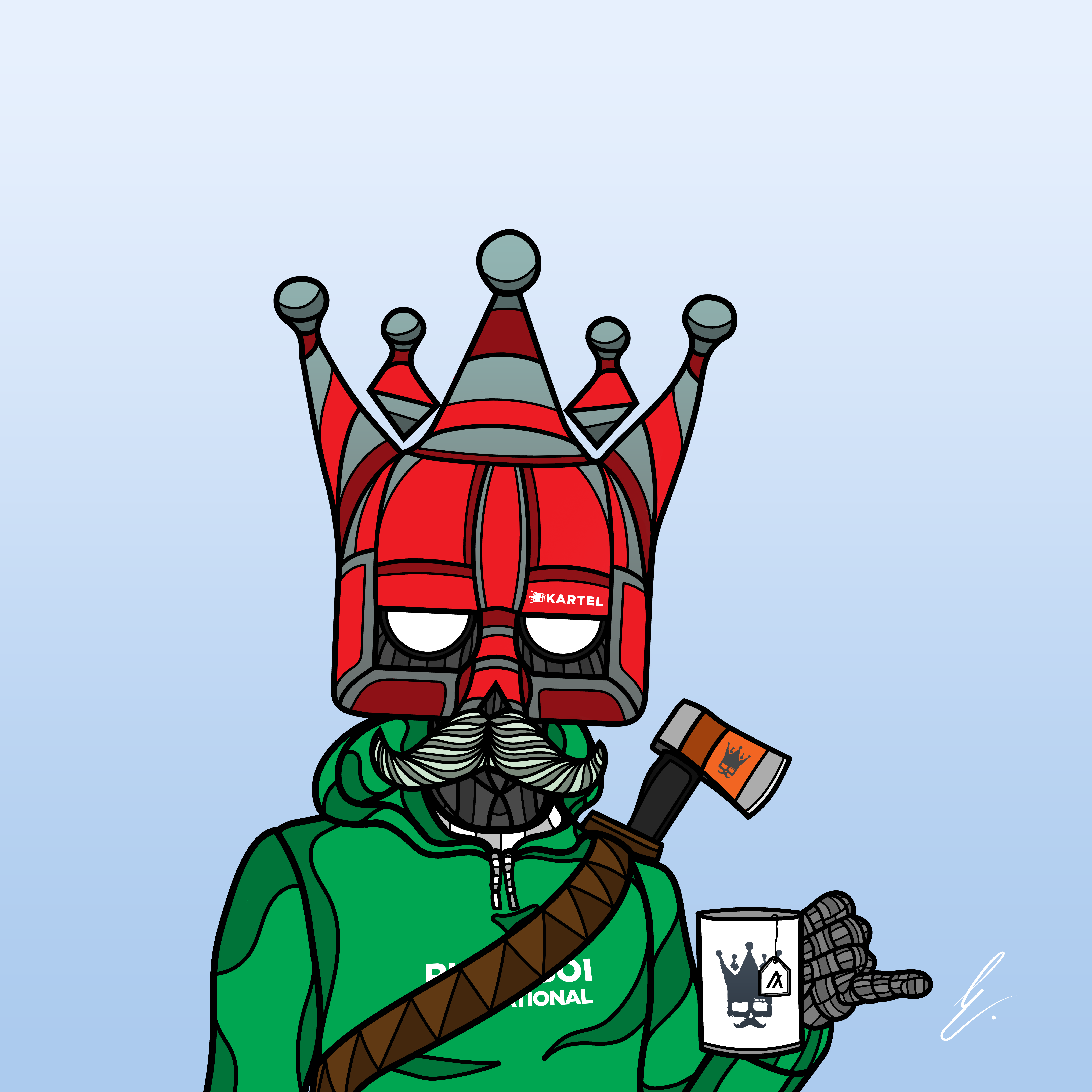 B-KARTEL: SQUADDIES #1458 NFT on Algorand