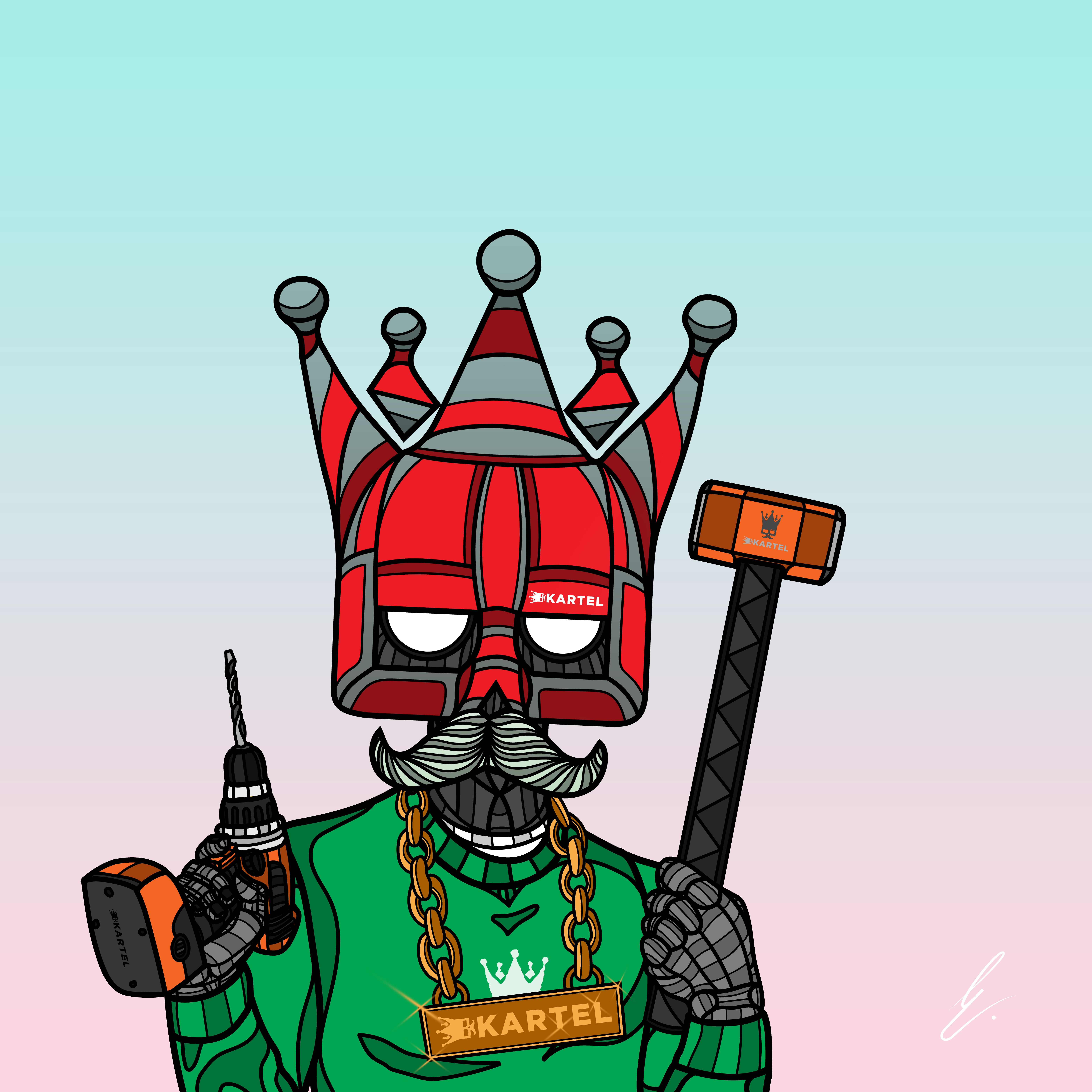 B-KARTEL: SQUADDIES #1459 NFT on Algorand