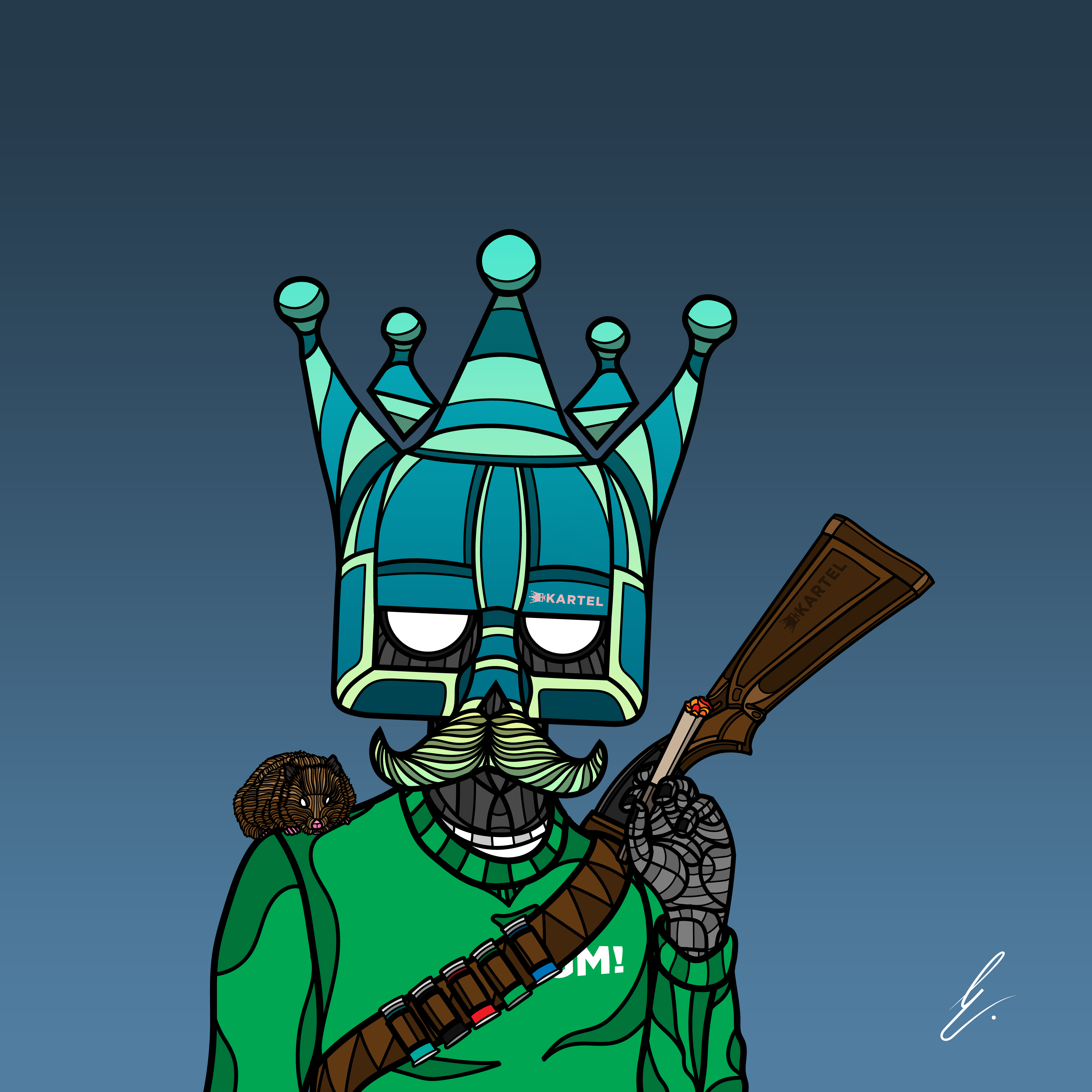 B-KARTEL: SQUADDIES #1460 NFT on Algorand