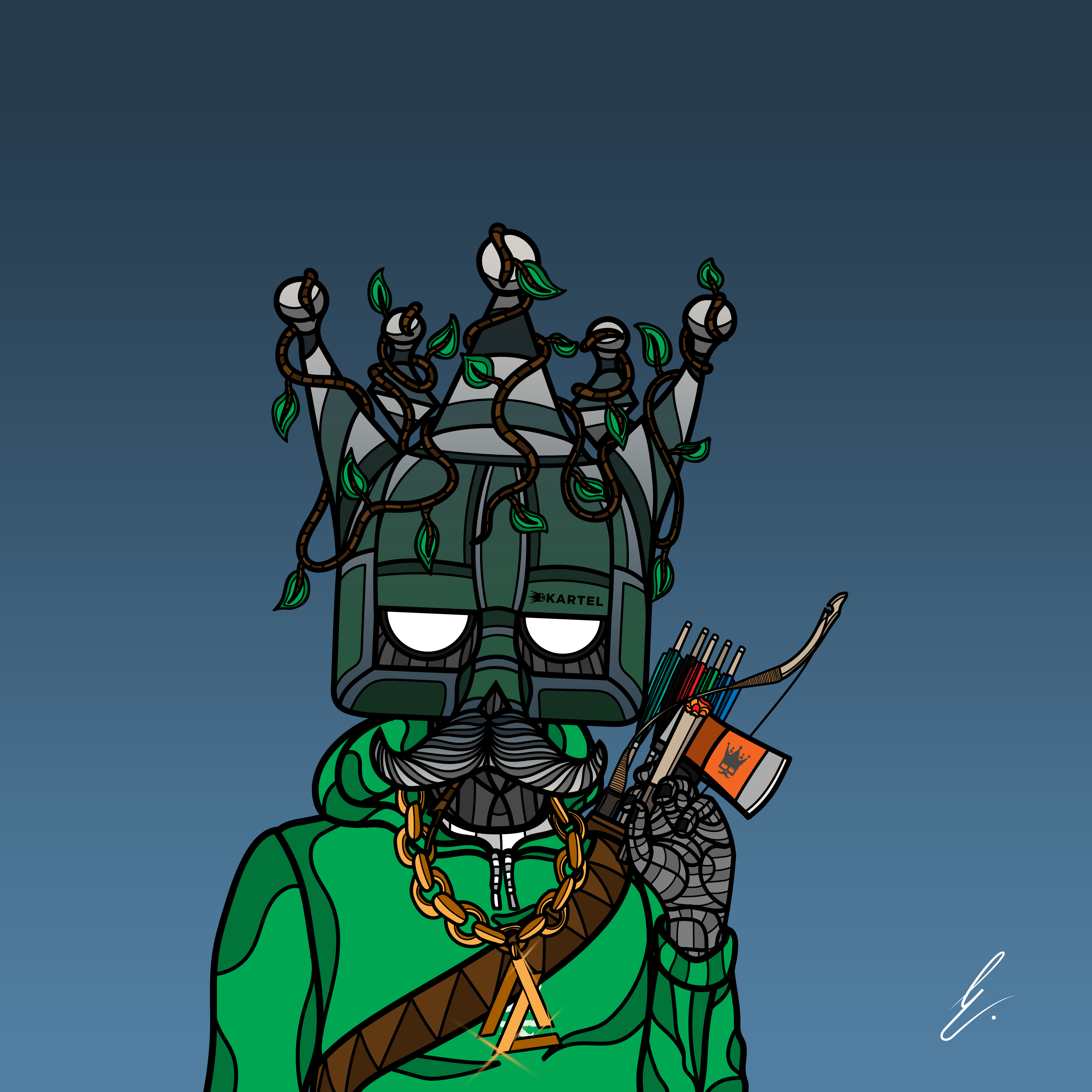 B-KARTEL: SQUADDIES #1556 NFT on Algorand