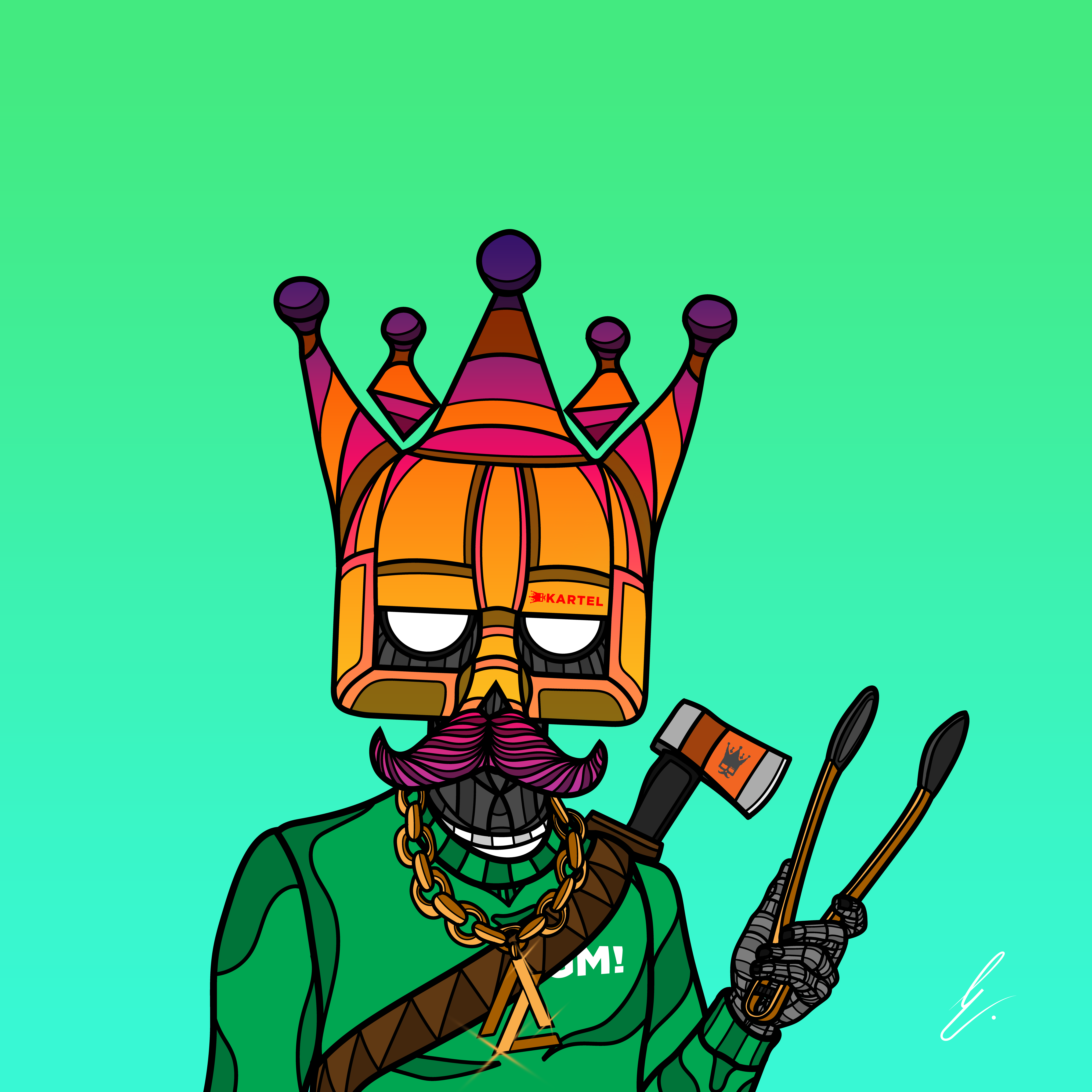 B-KARTEL: SQUADDIES #1576 NFT on Algorand