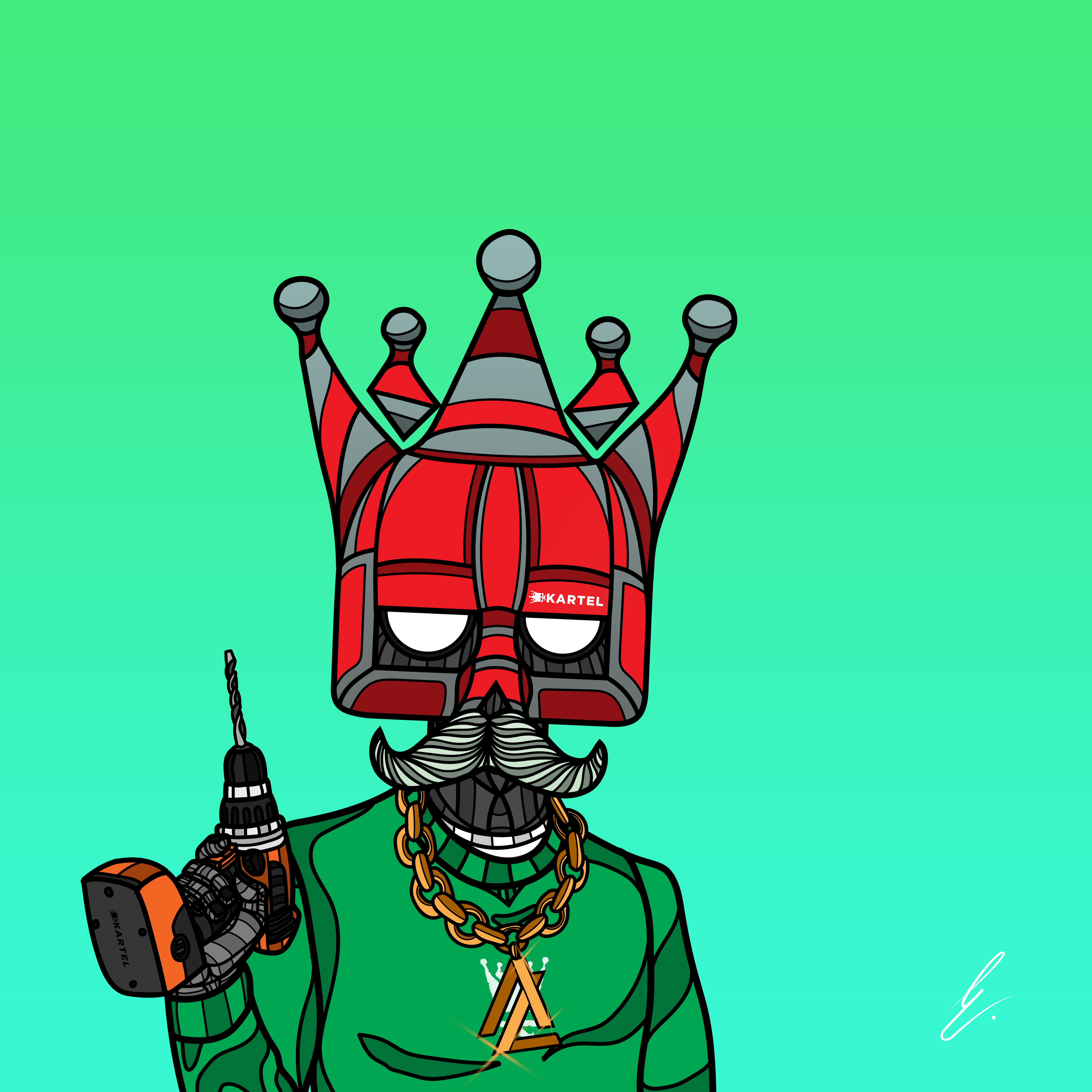 B-KARTEL: SQUADDIES #1582 NFT on Algorand