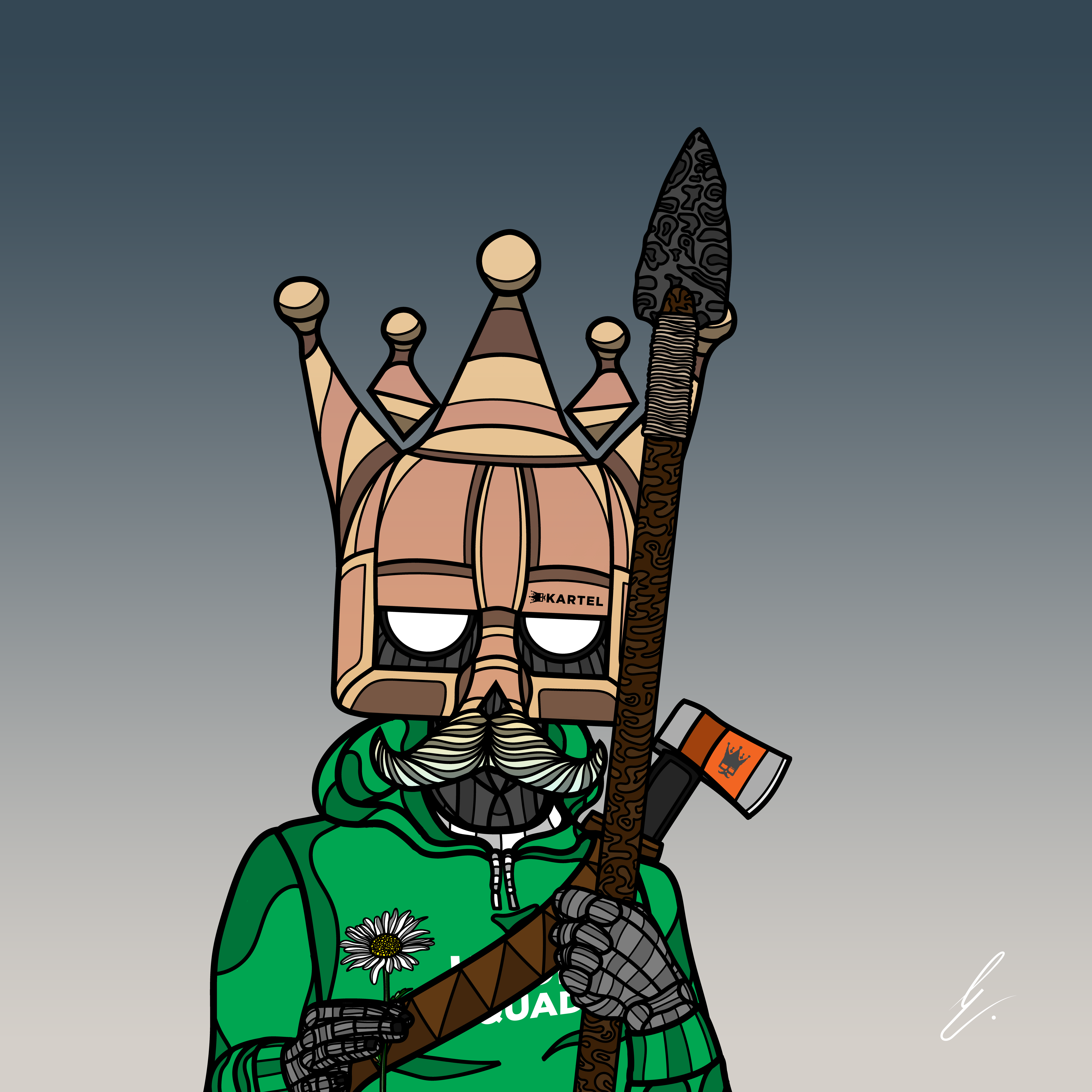 B-KARTEL: SQUADDIES #1586 NFT on Algorand