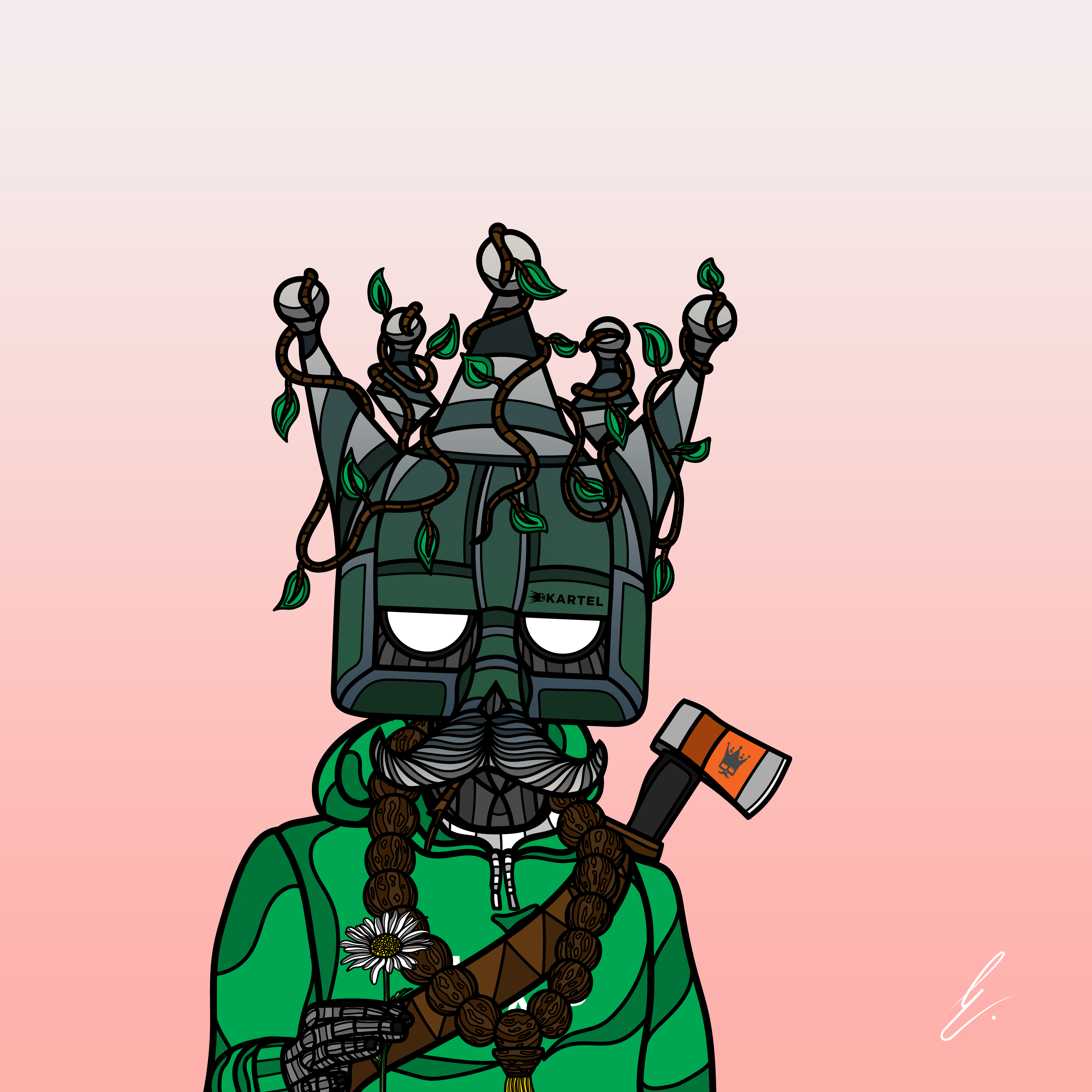 B-KARTEL: SQUADDIES #1590 NFT on Algorand