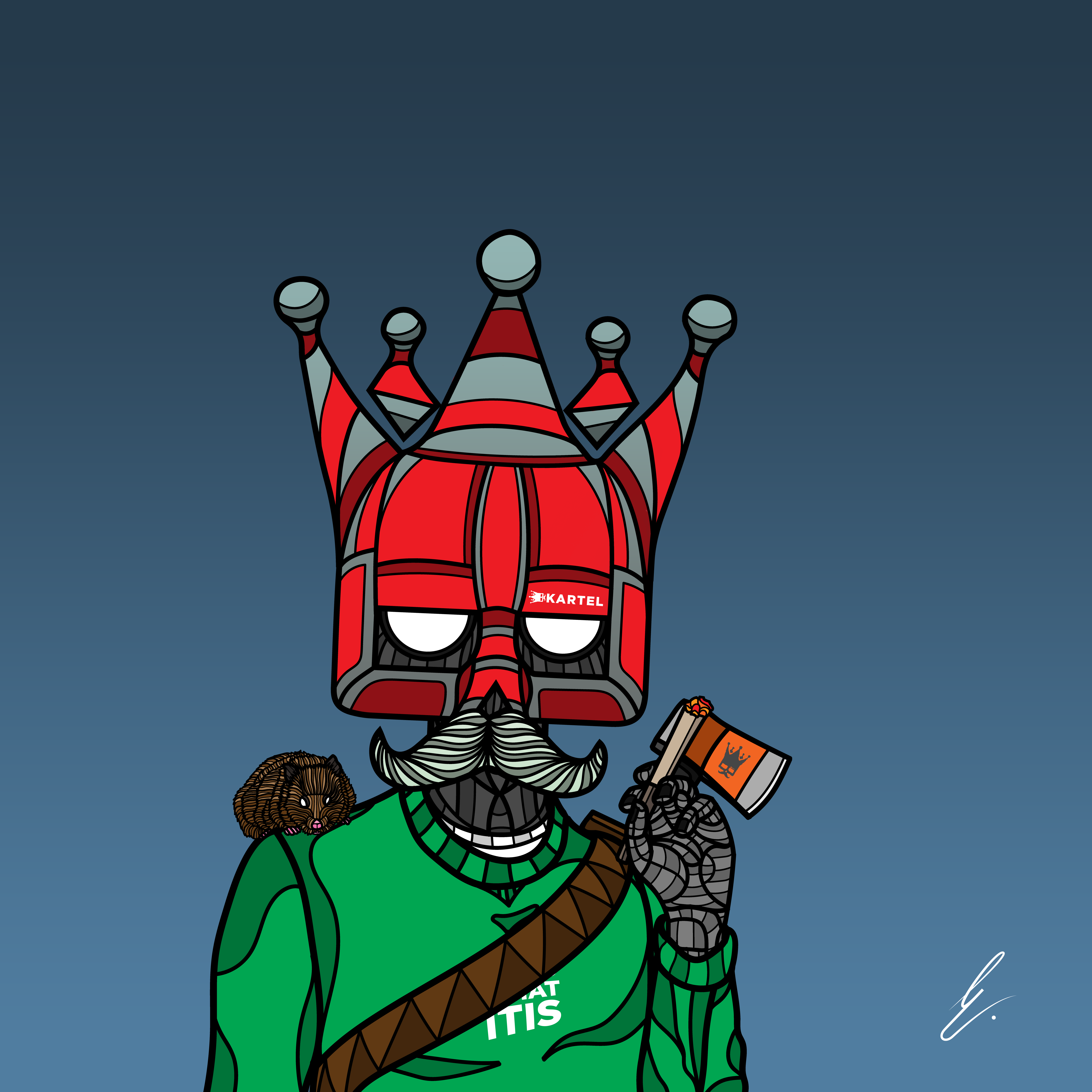 B-KARTEL: SQUADDIES #1591 NFT on Algorand