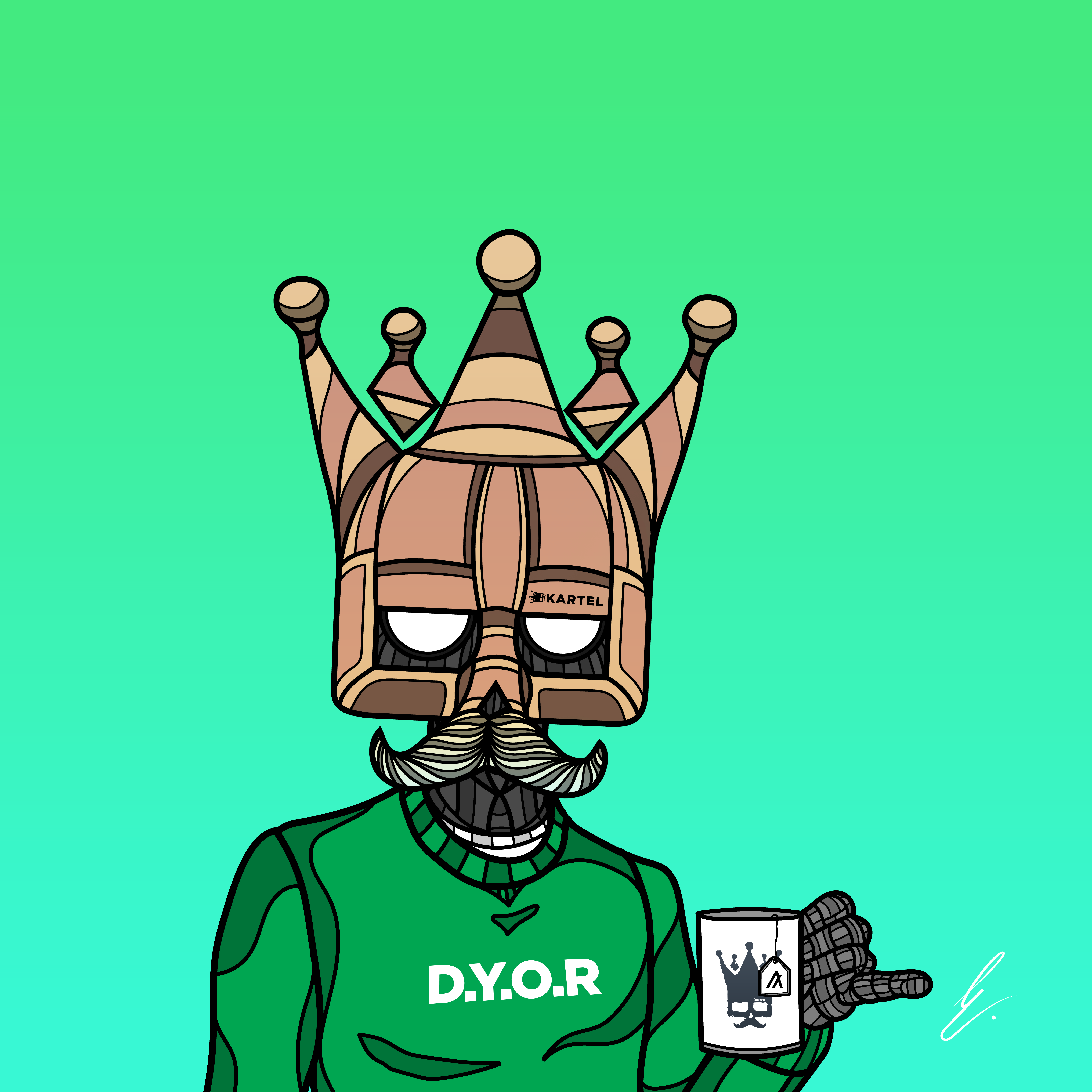 B-KARTEL: SQUADDIES #1592 NFT on Algorand