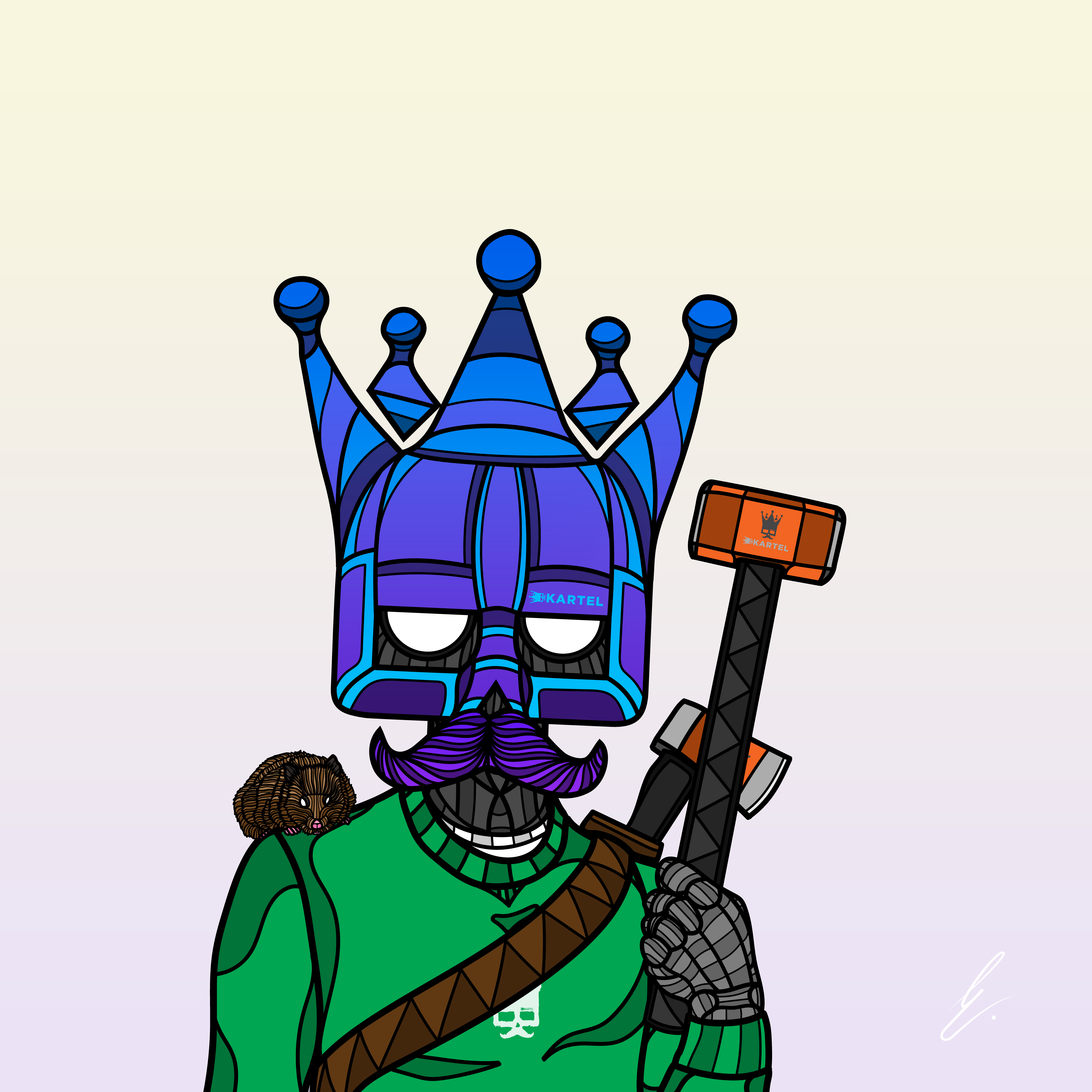 B-KARTEL: SQUADDIES #1634 NFT on Algorand