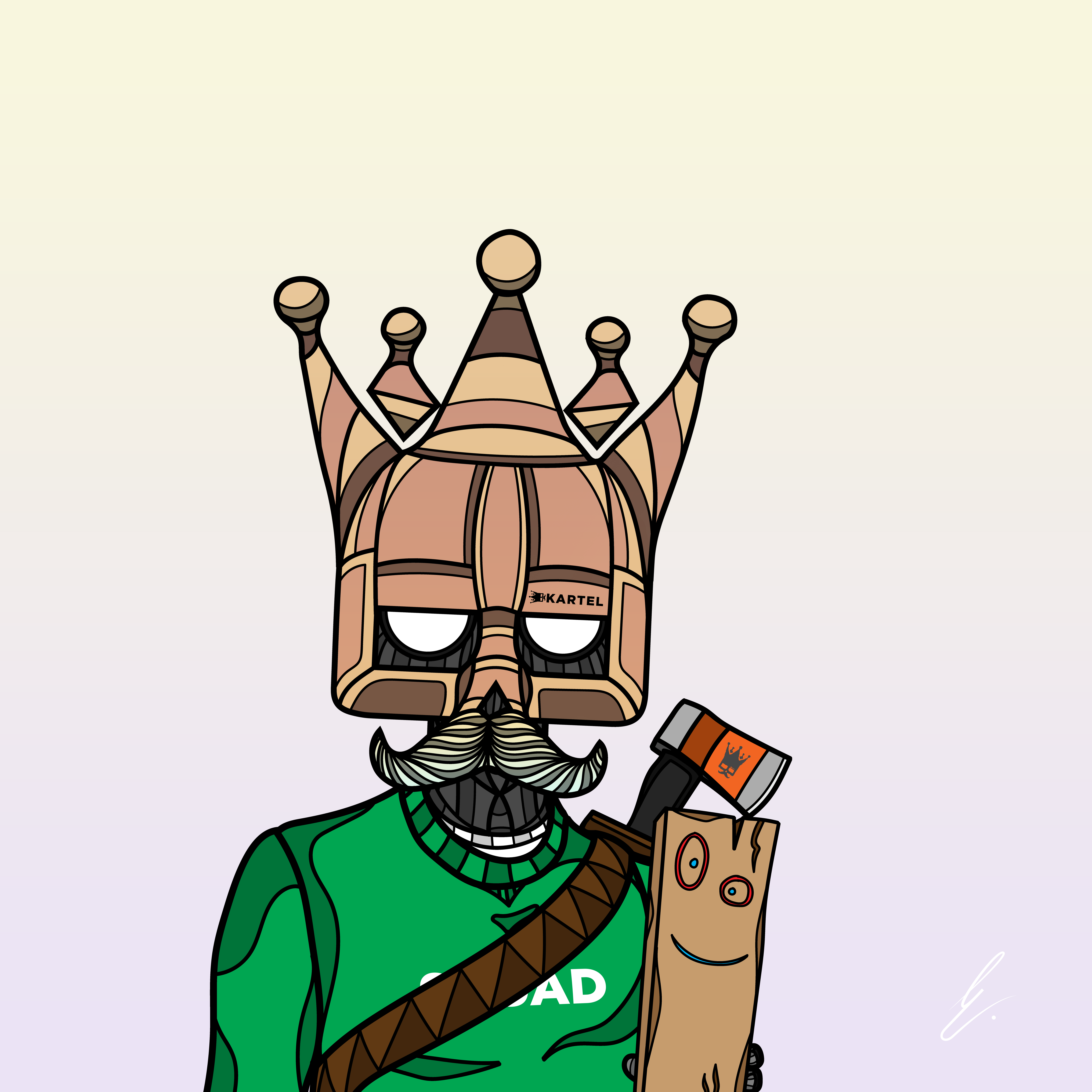 B-KARTEL: SQUADDIES #1681 NFT on Algorand