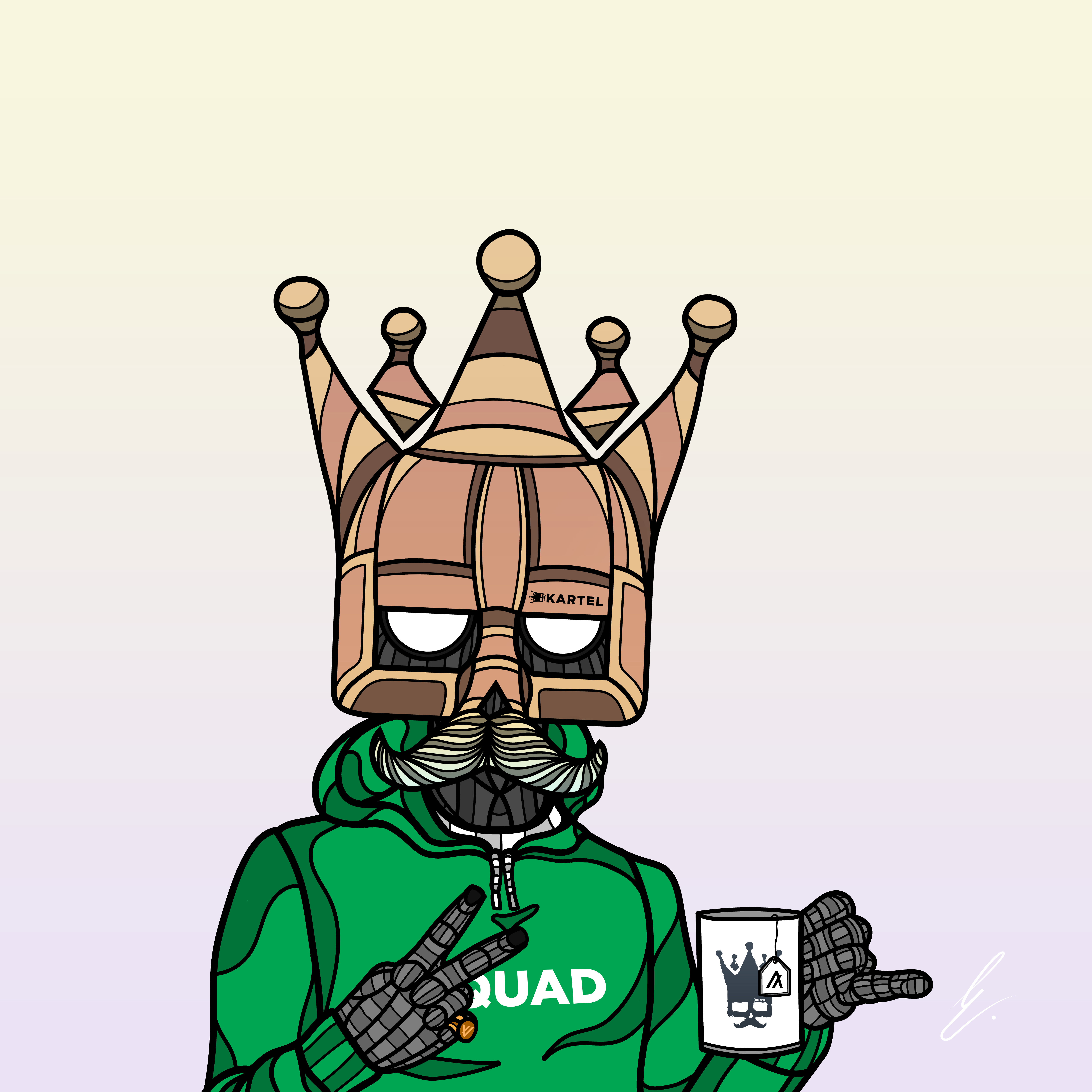 B-KARTEL: SQUADDIES #1682 NFT on Algorand