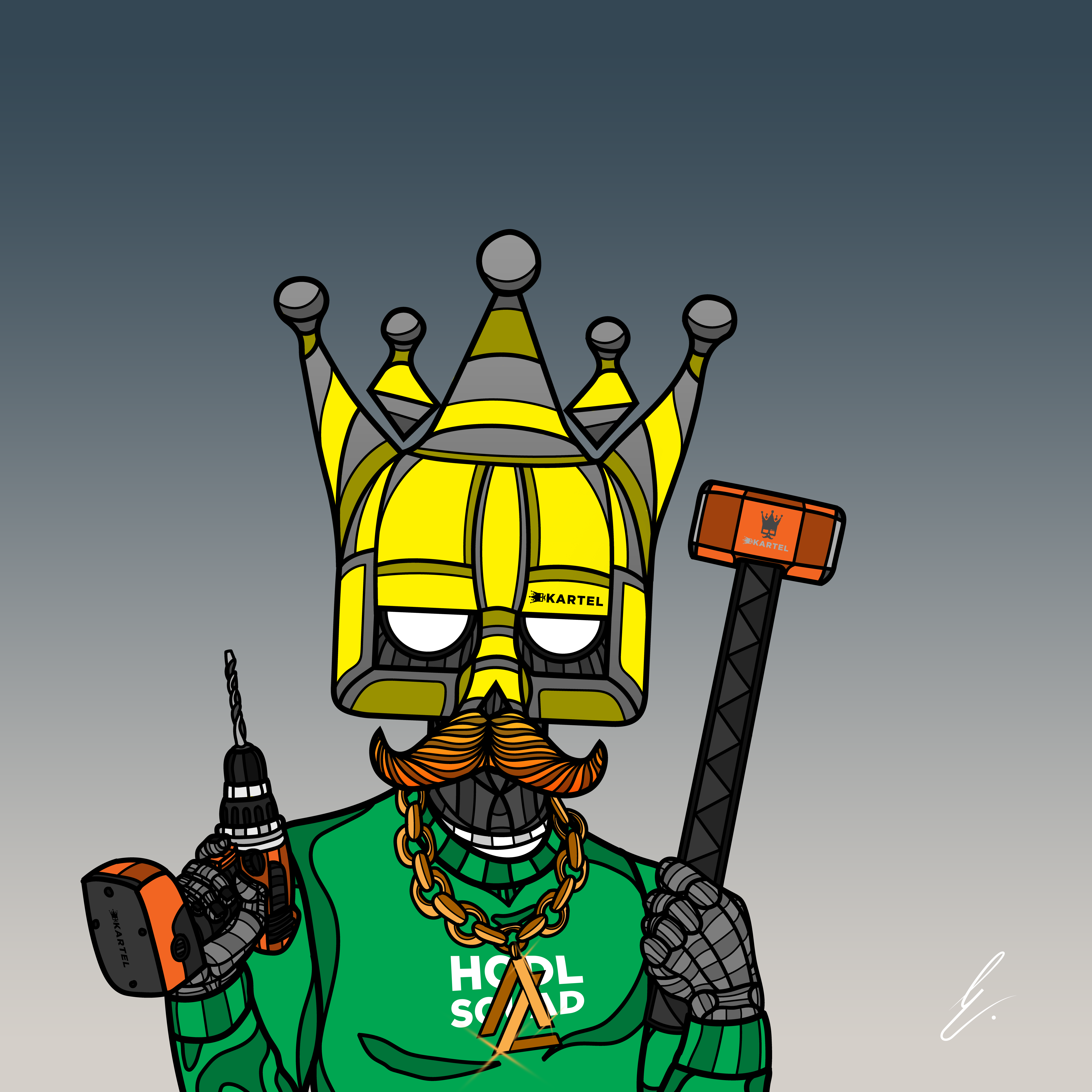 B-KARTEL: SQUADDIES #1684 NFT on Algorand