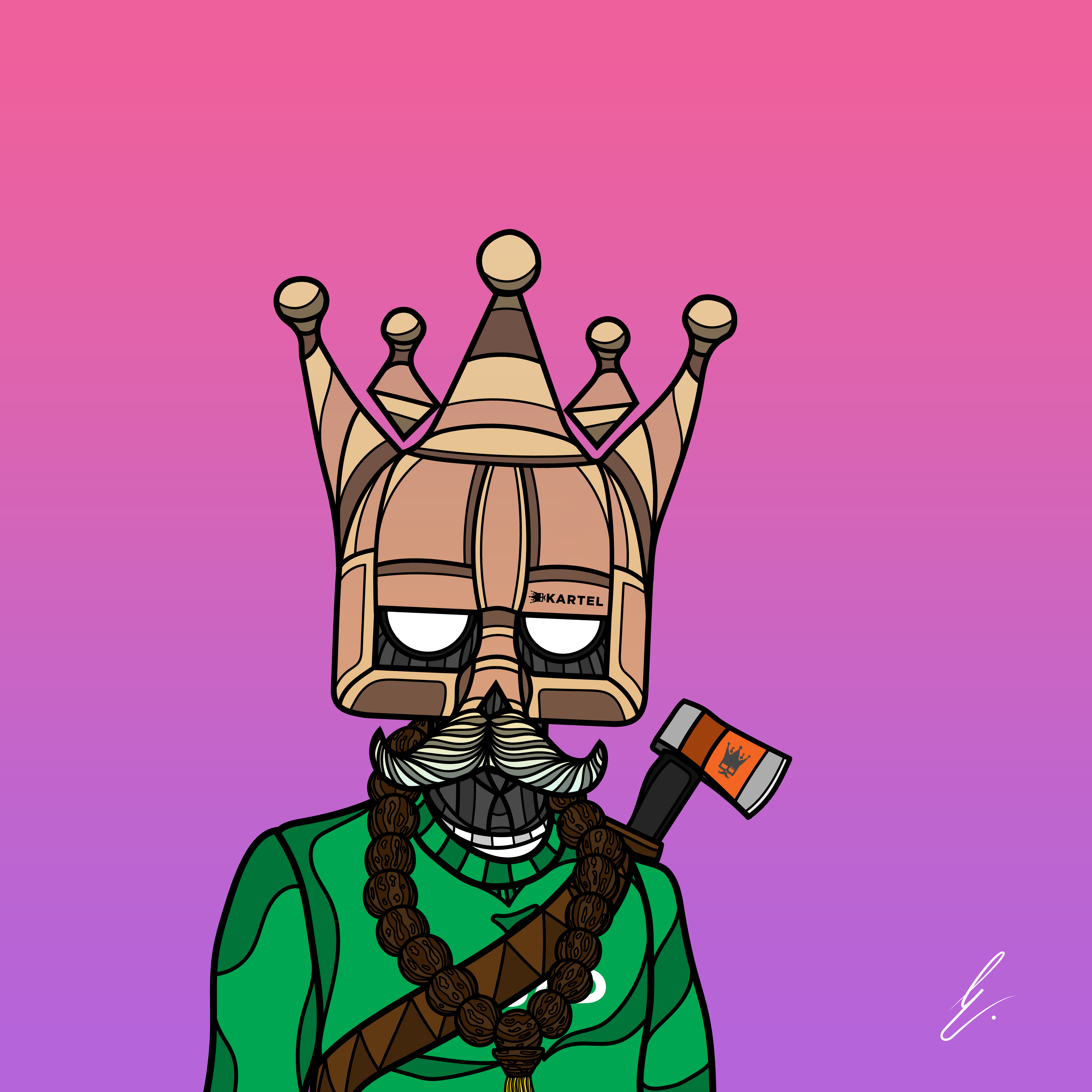 B-KARTEL: SQUADDIES #1696 NFT on Algorand