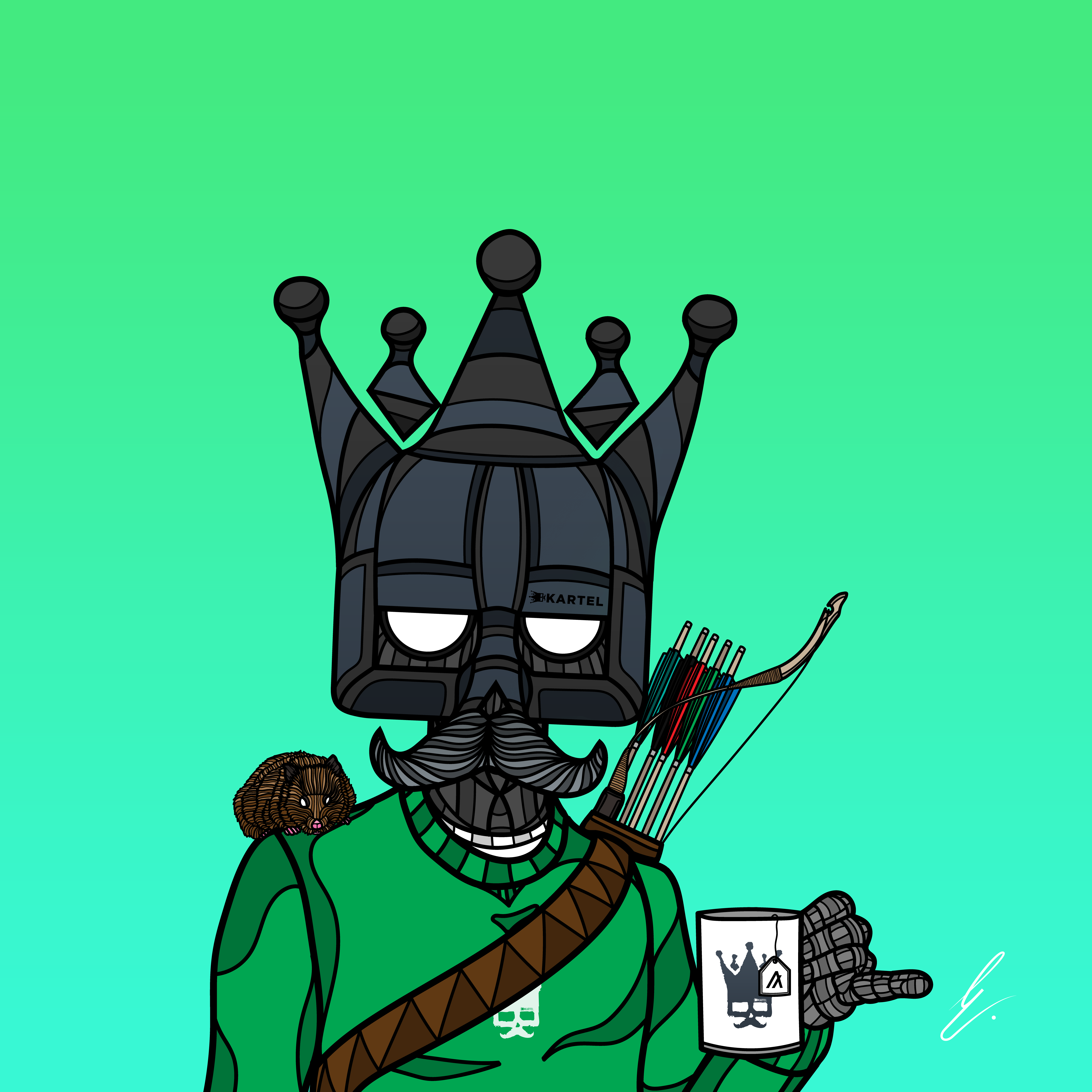 B-KARTEL: SQUADDIES #1697 NFT on Algorand