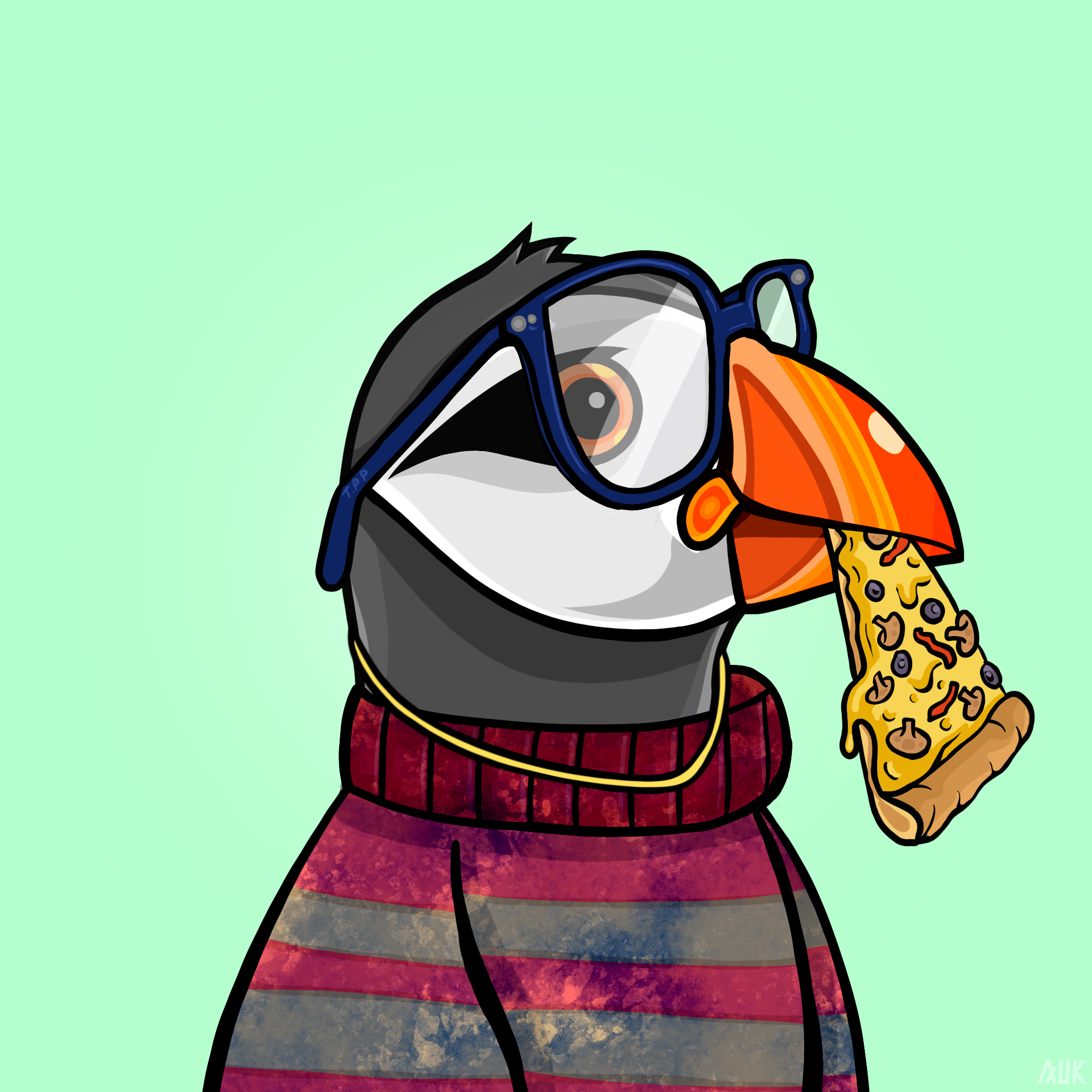 Poppin Puffins #3014 NFT on Algorand