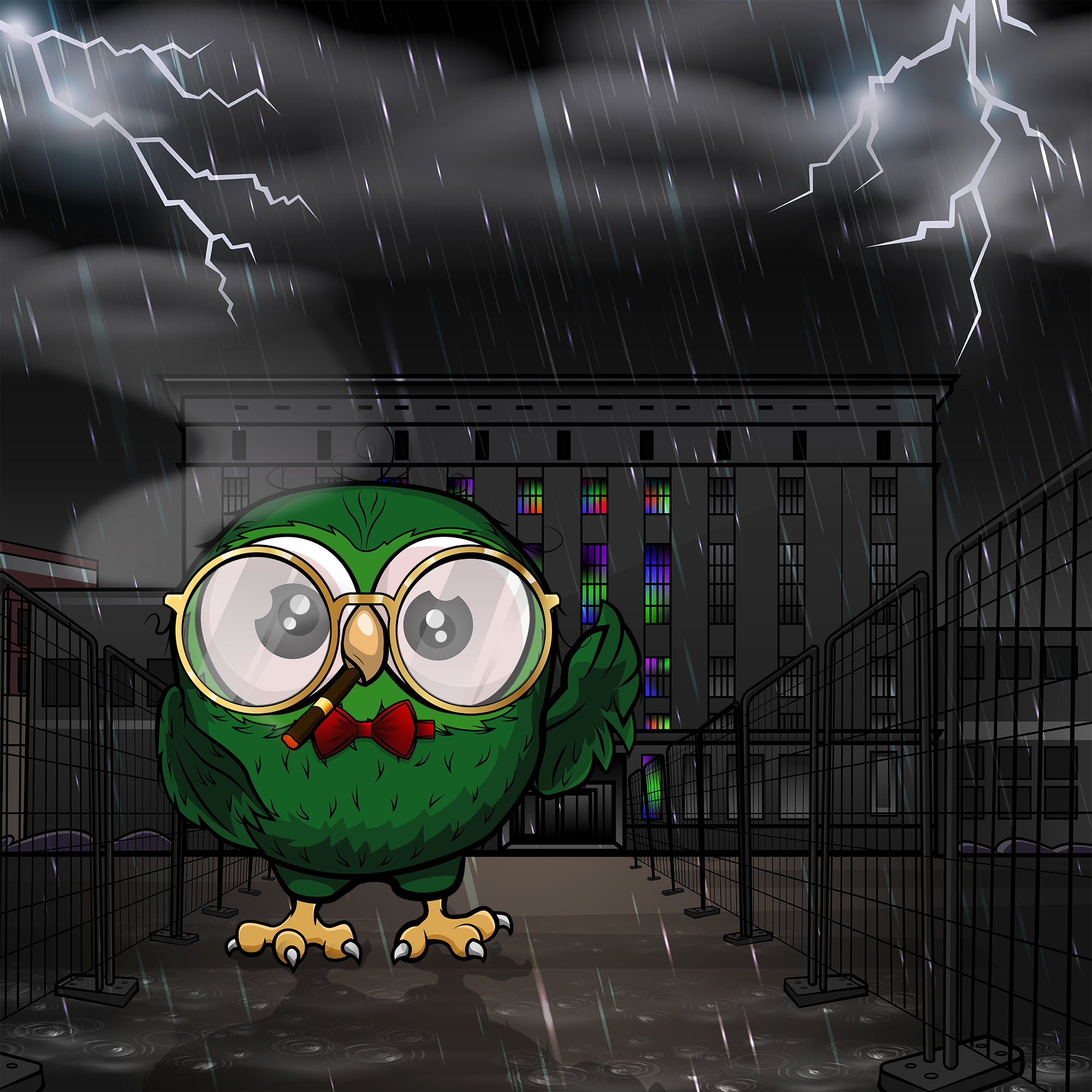cryptOOwl 068 NFT on Algorand