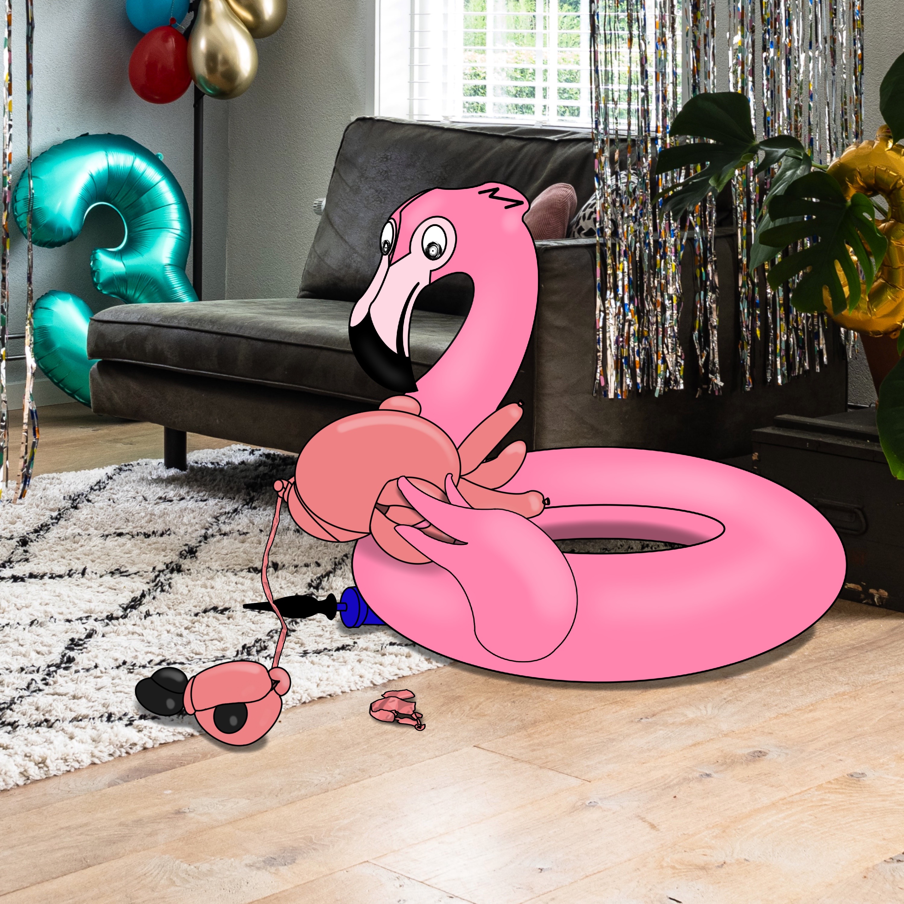 Flamingo Adventures #36 NFT on Algorand