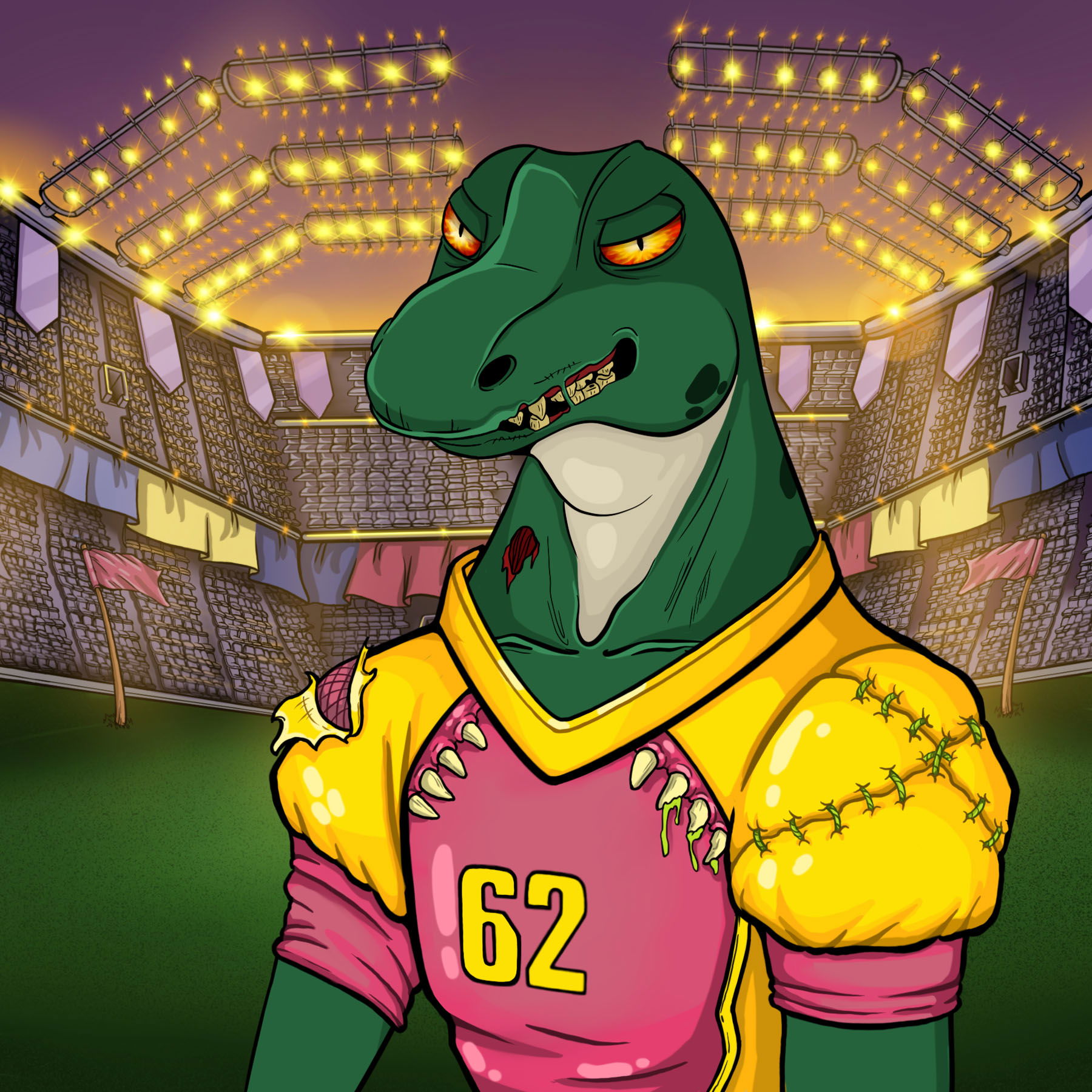 Super Bowl Goanna 1092 NFT on Algorand