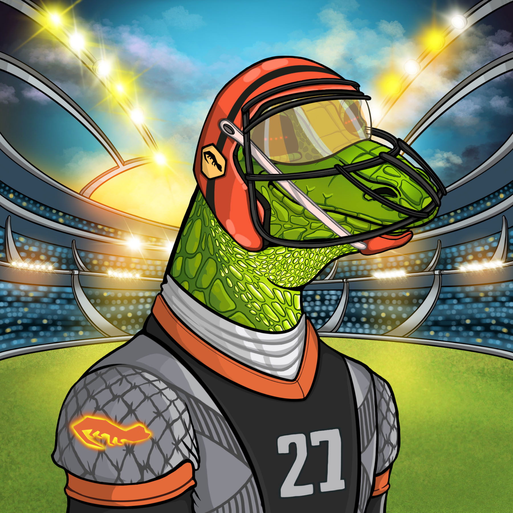 Super Bowl Goanna 0111 NFT on Algorand