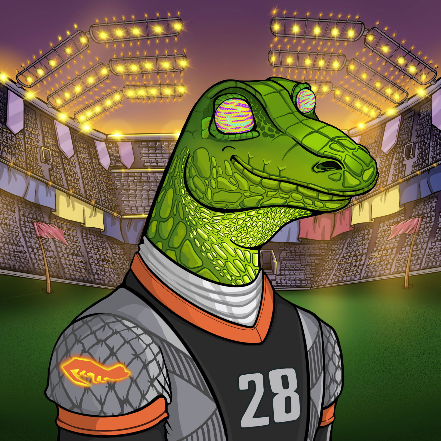 Super Bowl Goanna 0114 NFT on Algorand