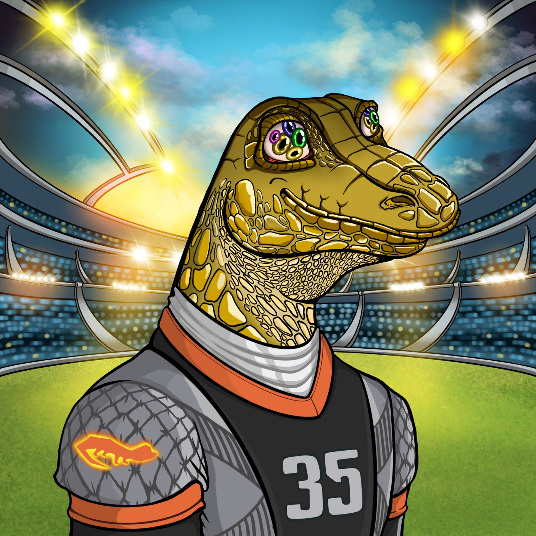 Super Bowl Goanna 0143 NFT on Algorand