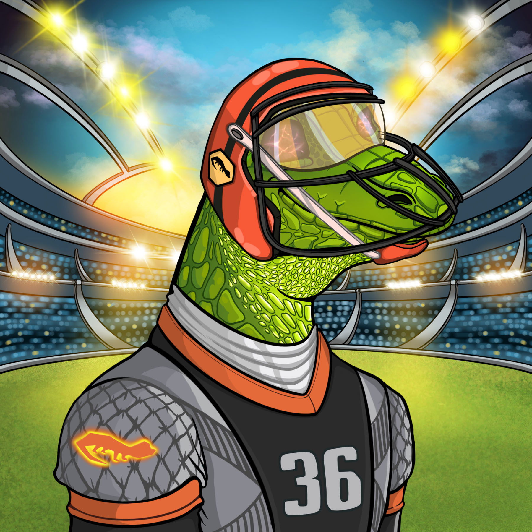 Super Bowl Goanna 0145 NFT on Algorand