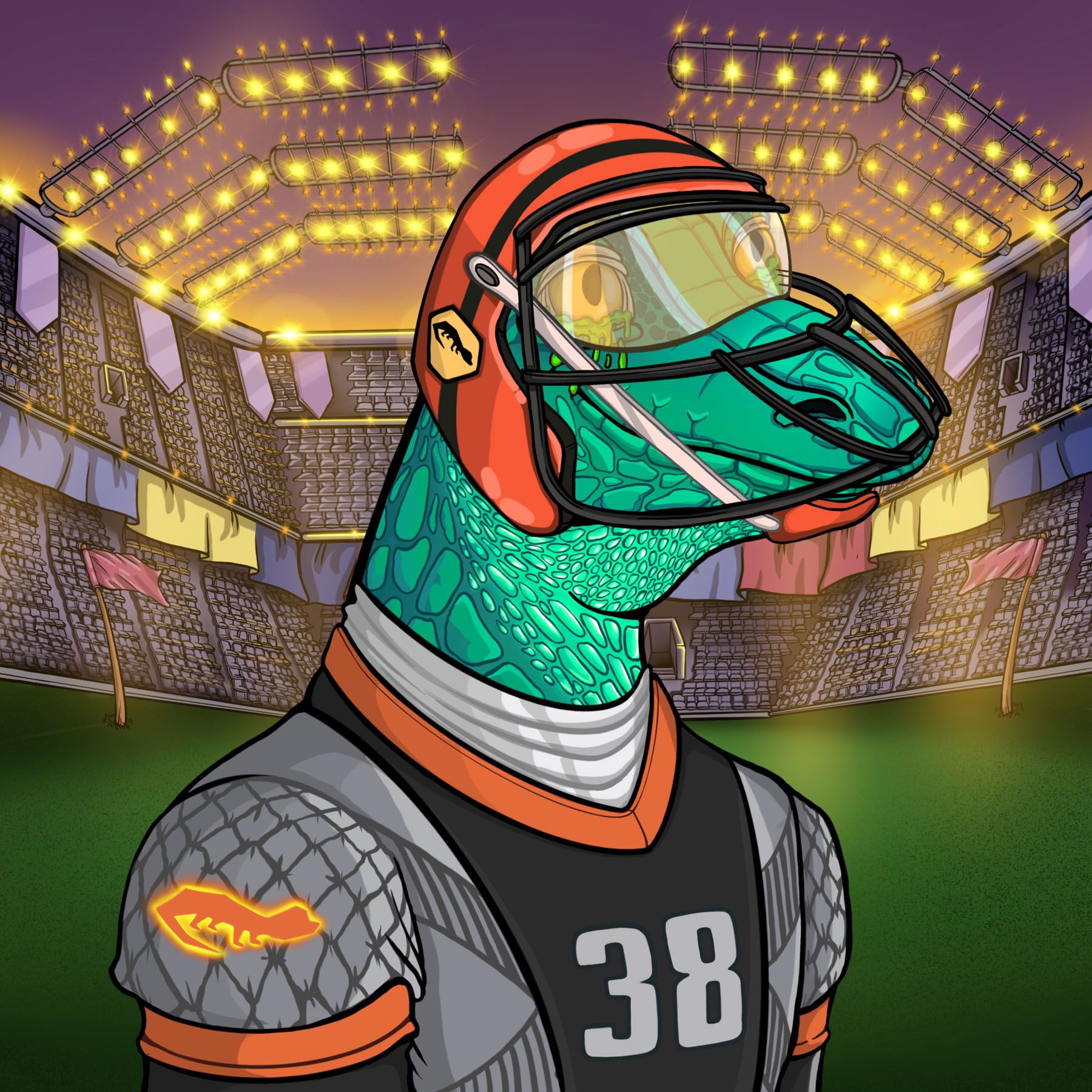 Super Bowl Goanna 0153 NFT on Algorand