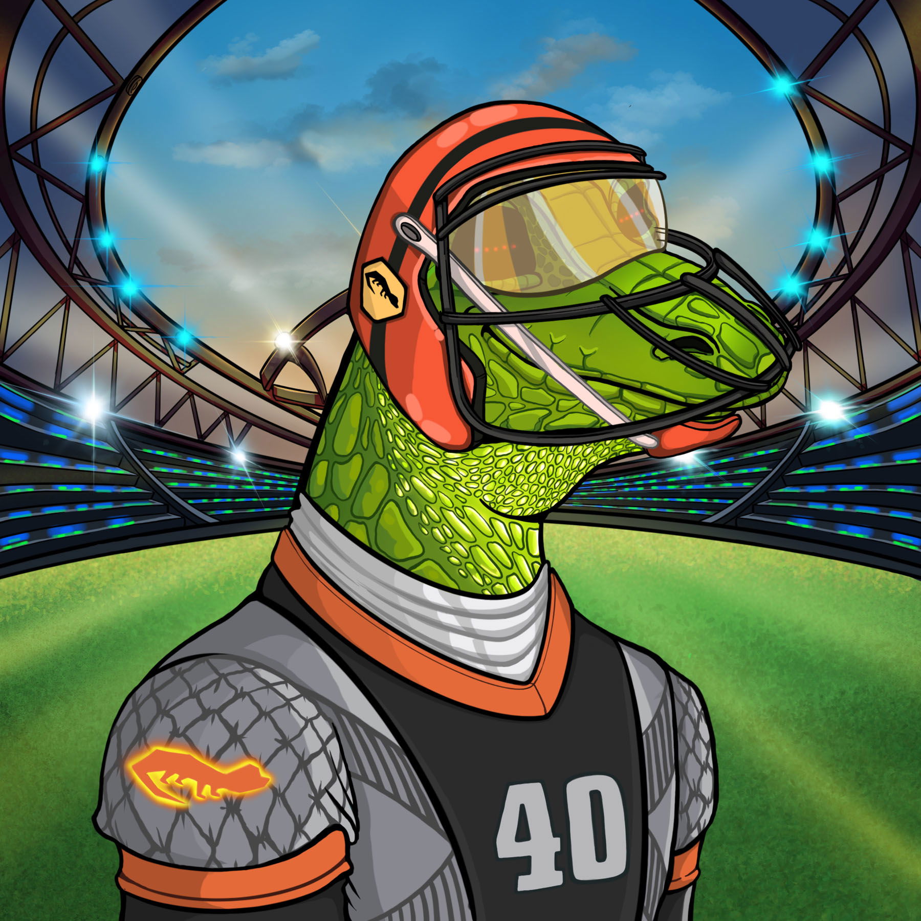 Super Bowl Goanna 0164 NFT on Algorand