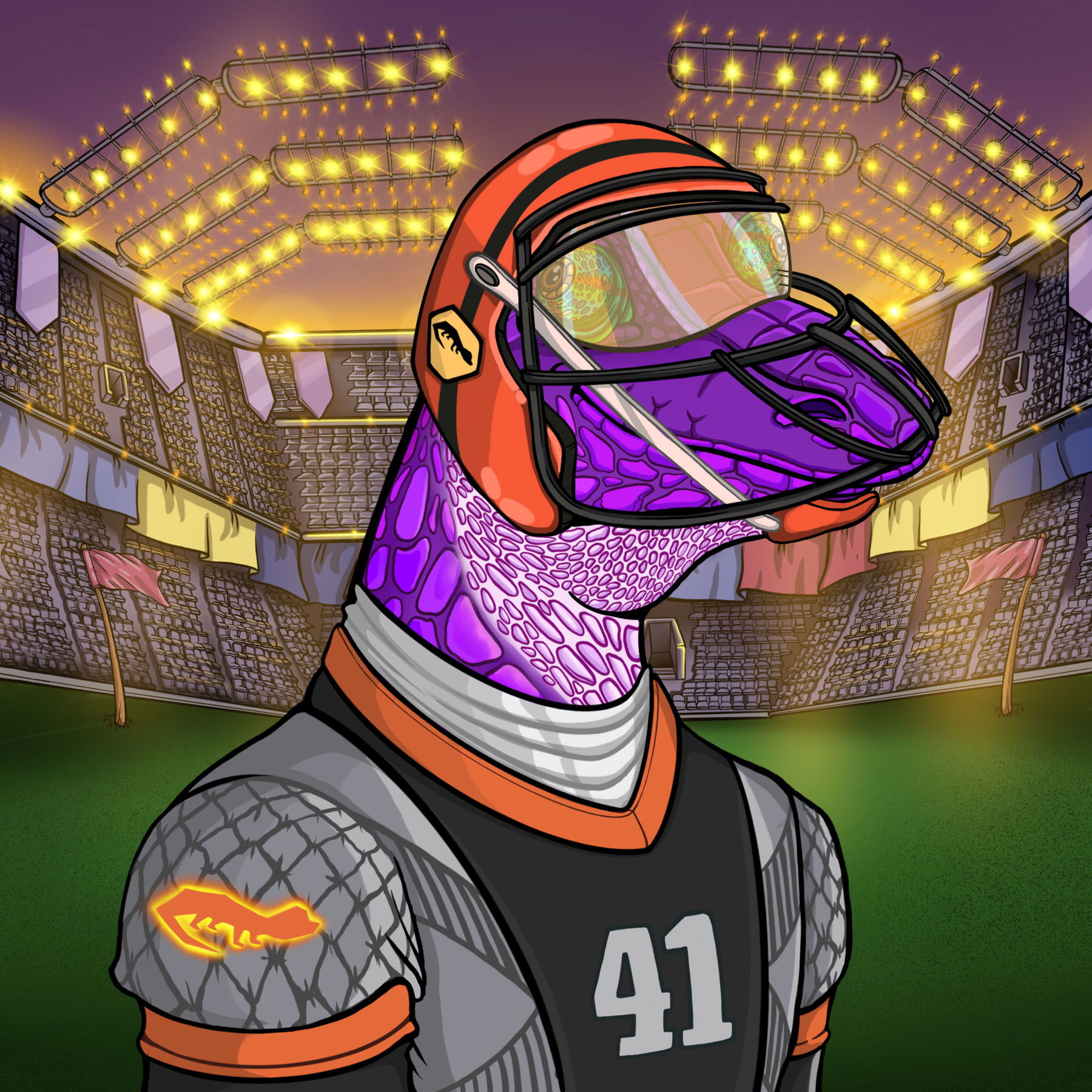 Super Bowl Goanna 0166 NFT on Algorand