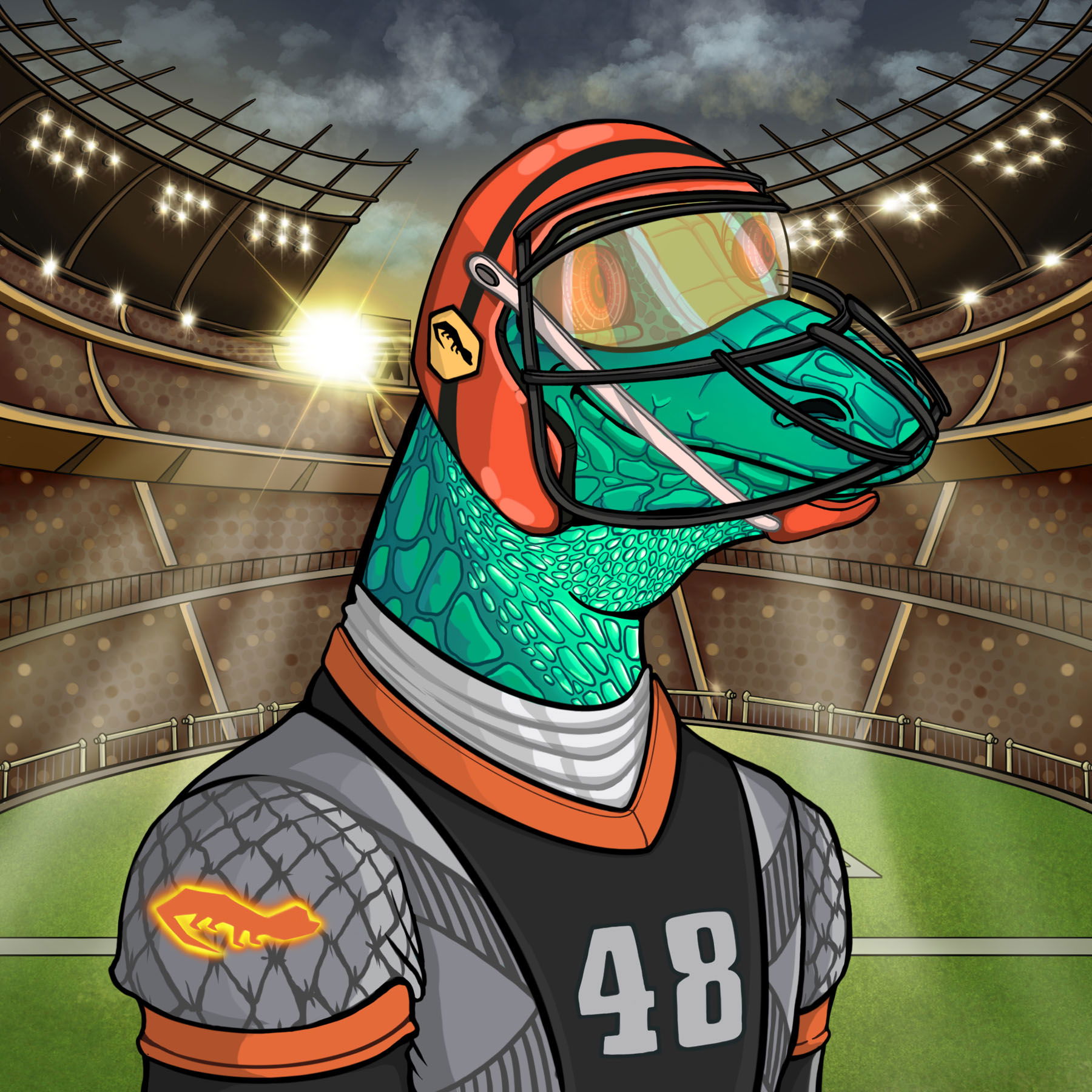 Super Bowl Goanna 0194 NFT on Algorand