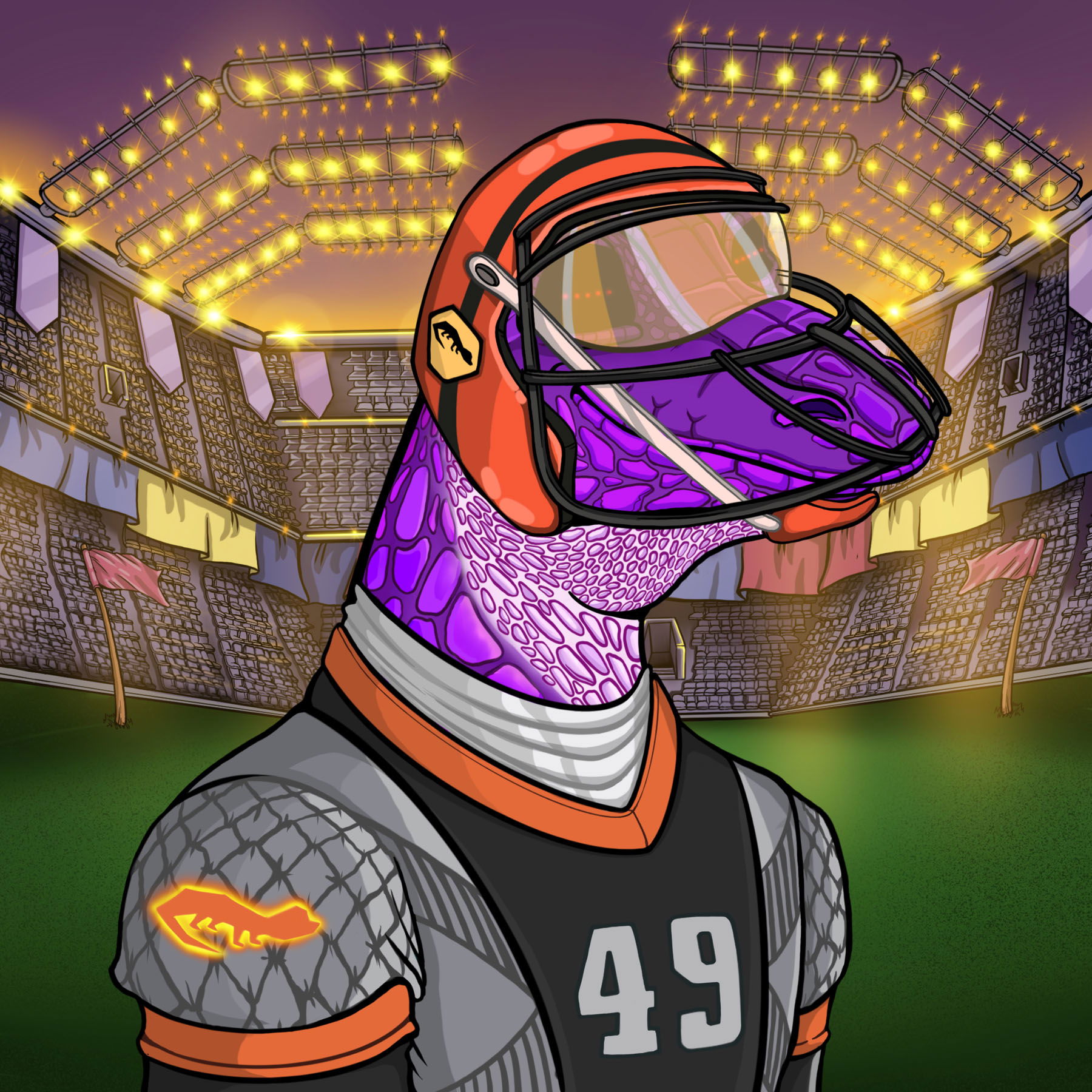 Super Bowl Goanna 0197 NFT on Algorand