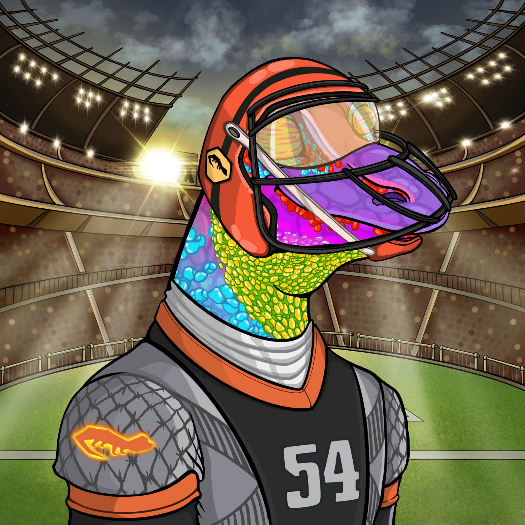 Super Bowl Goanna 0219 NFT on Algorand