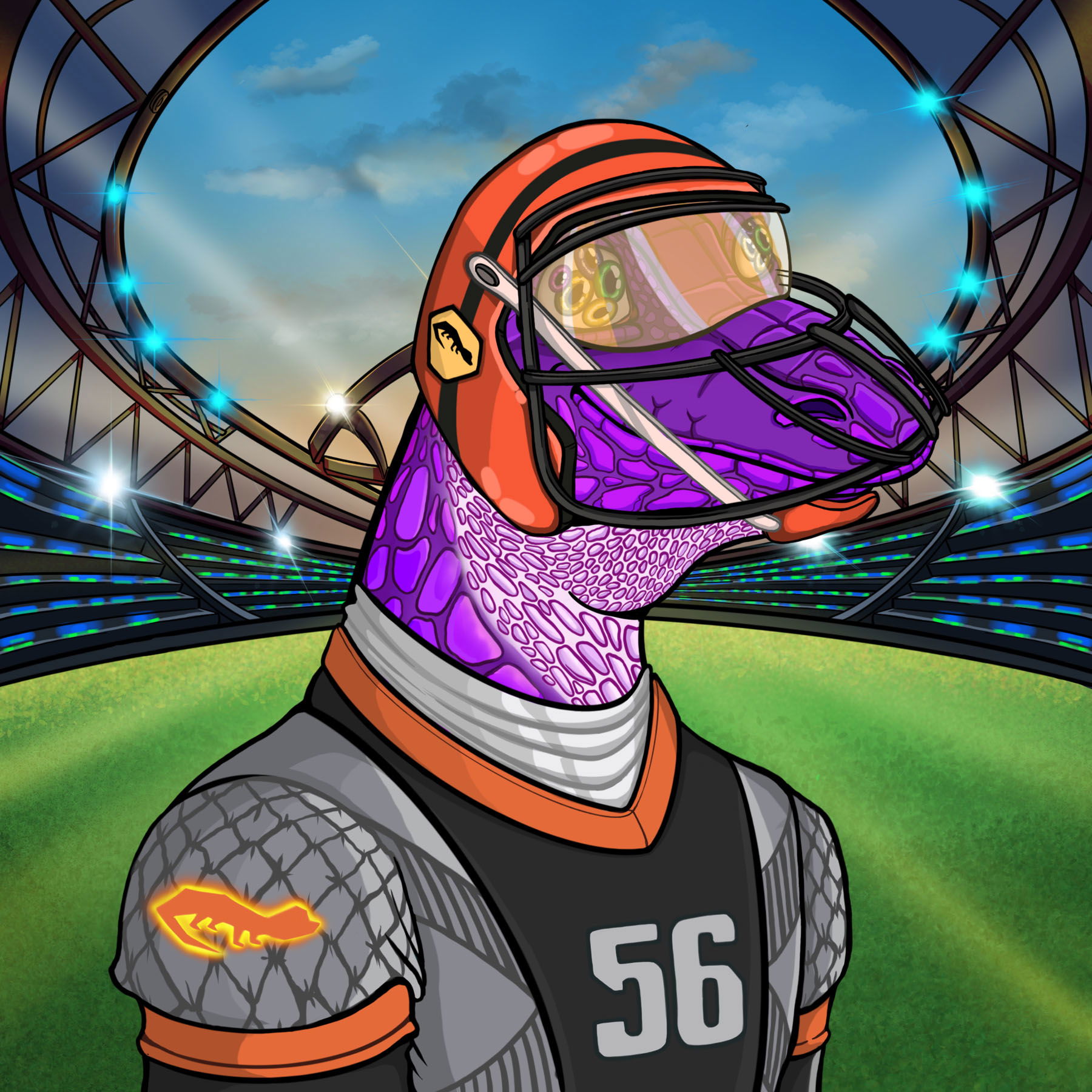 Super Bowl Goanna 0225 NFT on Algorand