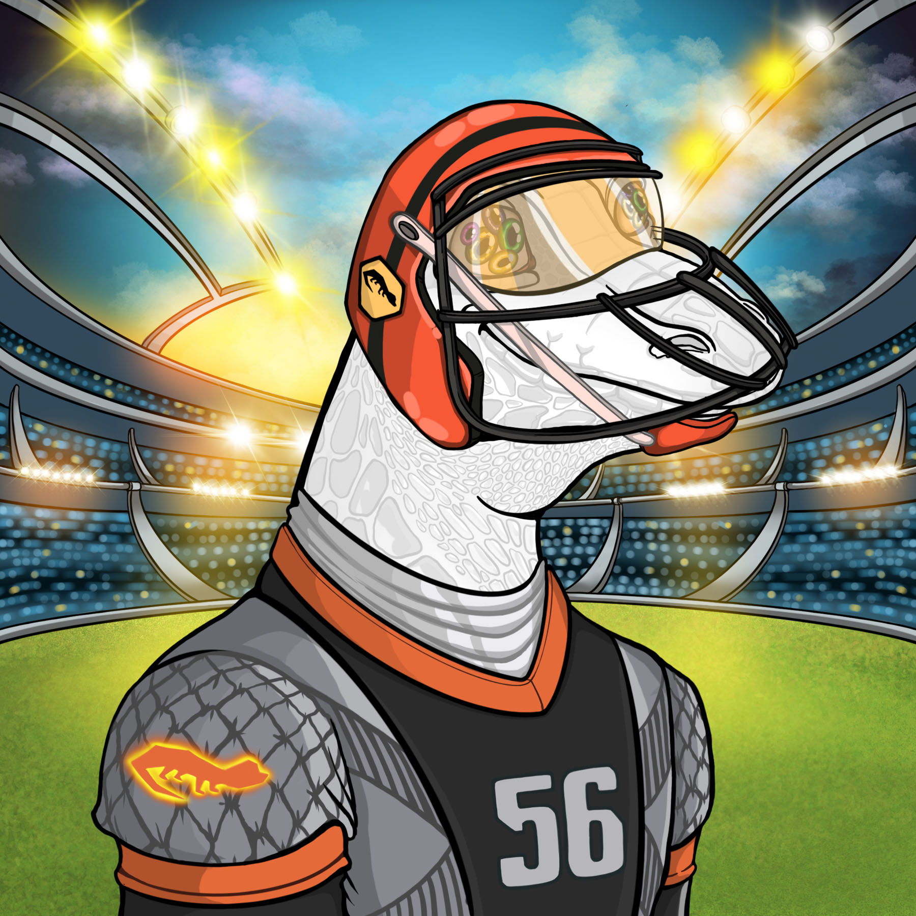 Super Bowl Goanna 0228 NFT on Algorand