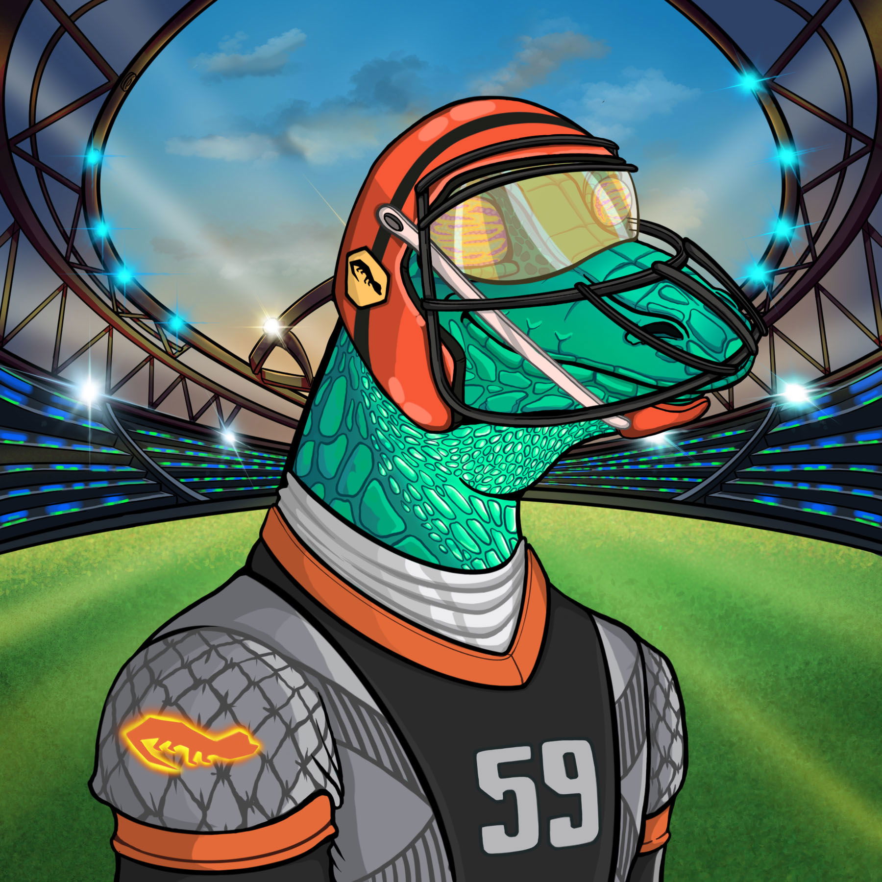 Super Bowl Goanna 0239 NFT on Algorand