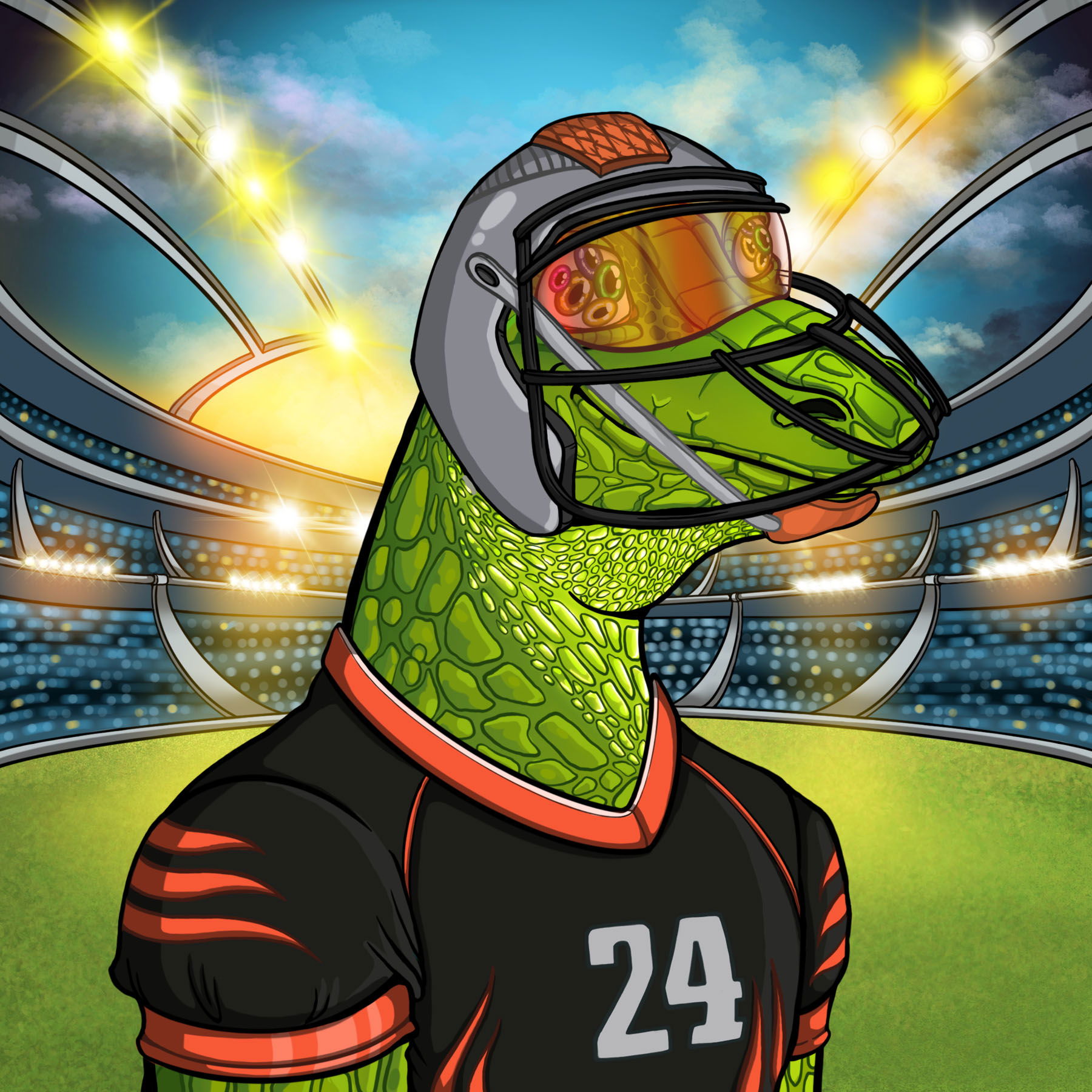 Super Bowl Goanna 0380 NFT on Algorand