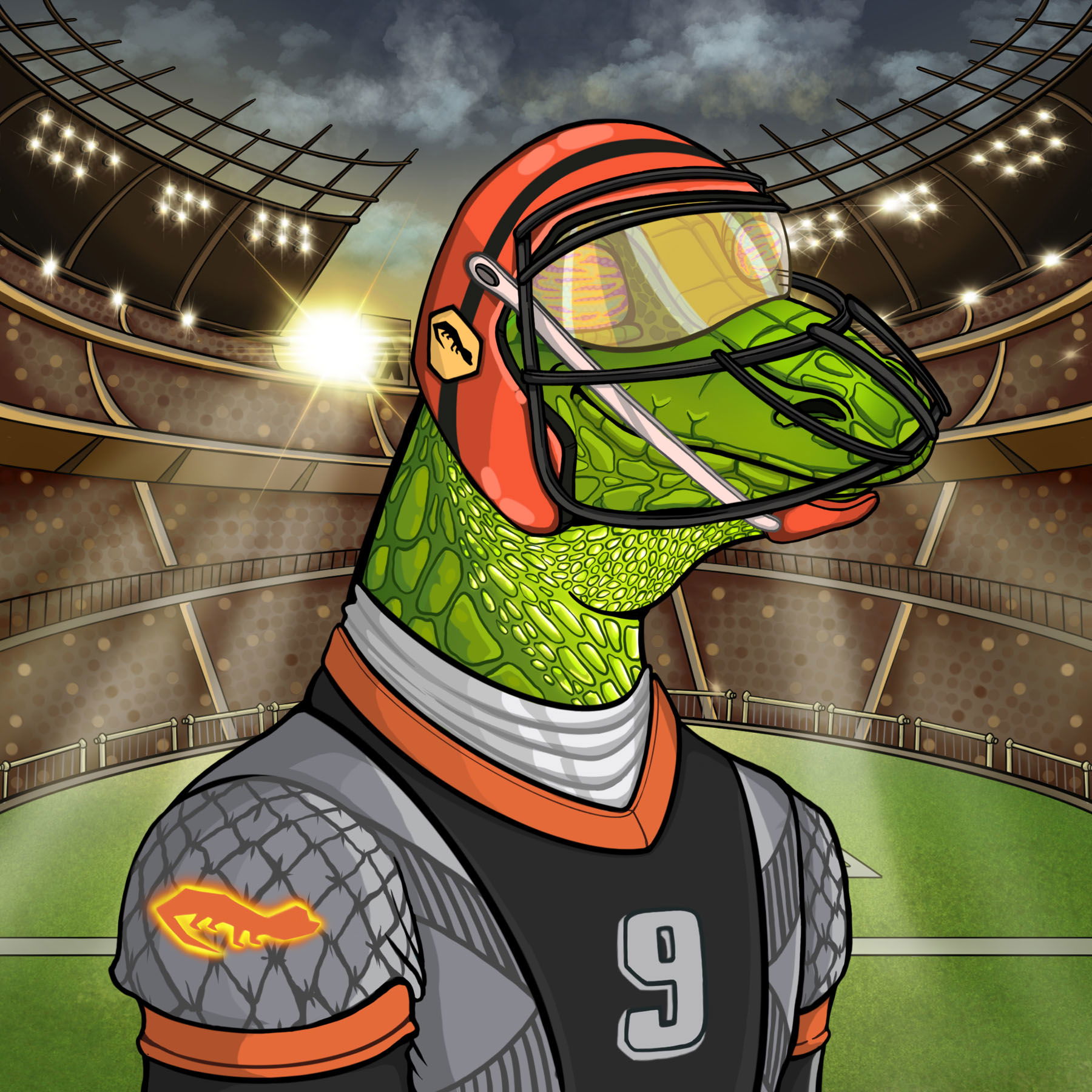 Super Bowl Goanna 0040 NFT on Algorand