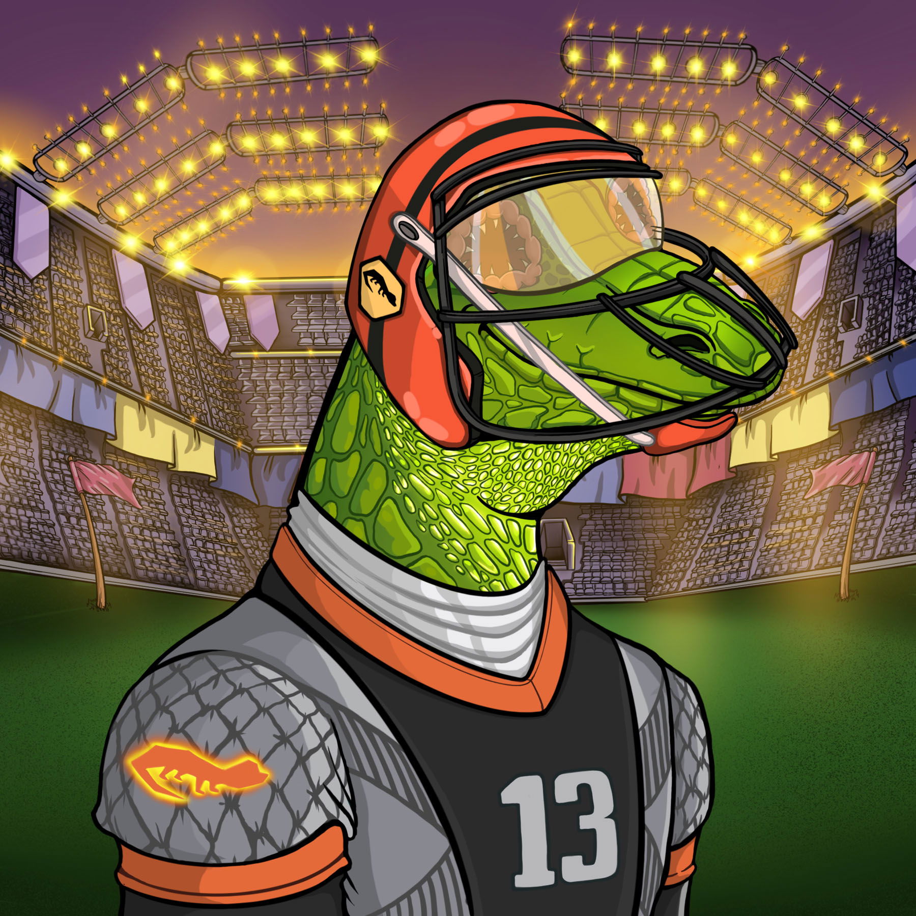 Super Bowl Goanna 0054 NFT on Algorand