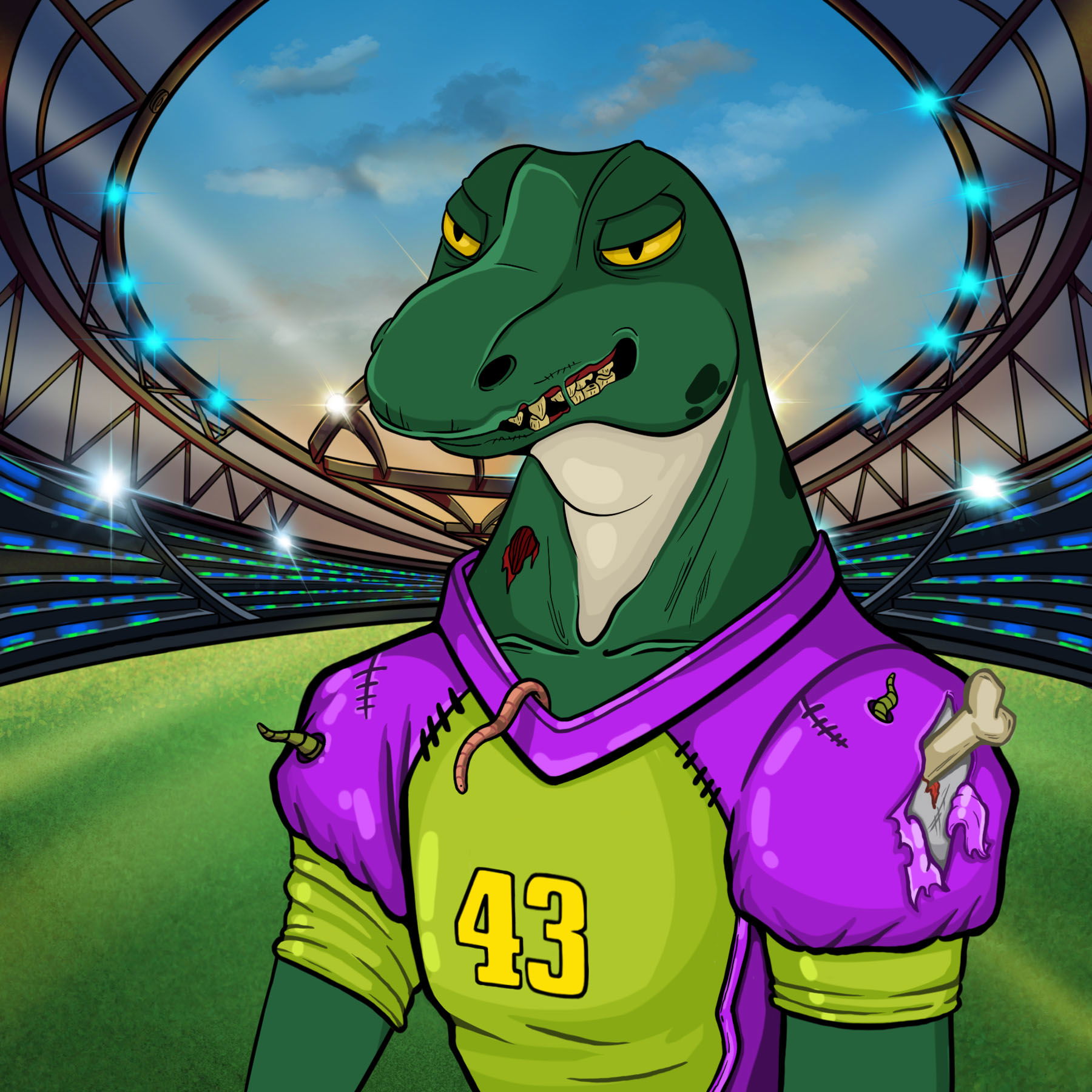 Super Bowl Goanna 0736 NFT on Algorand