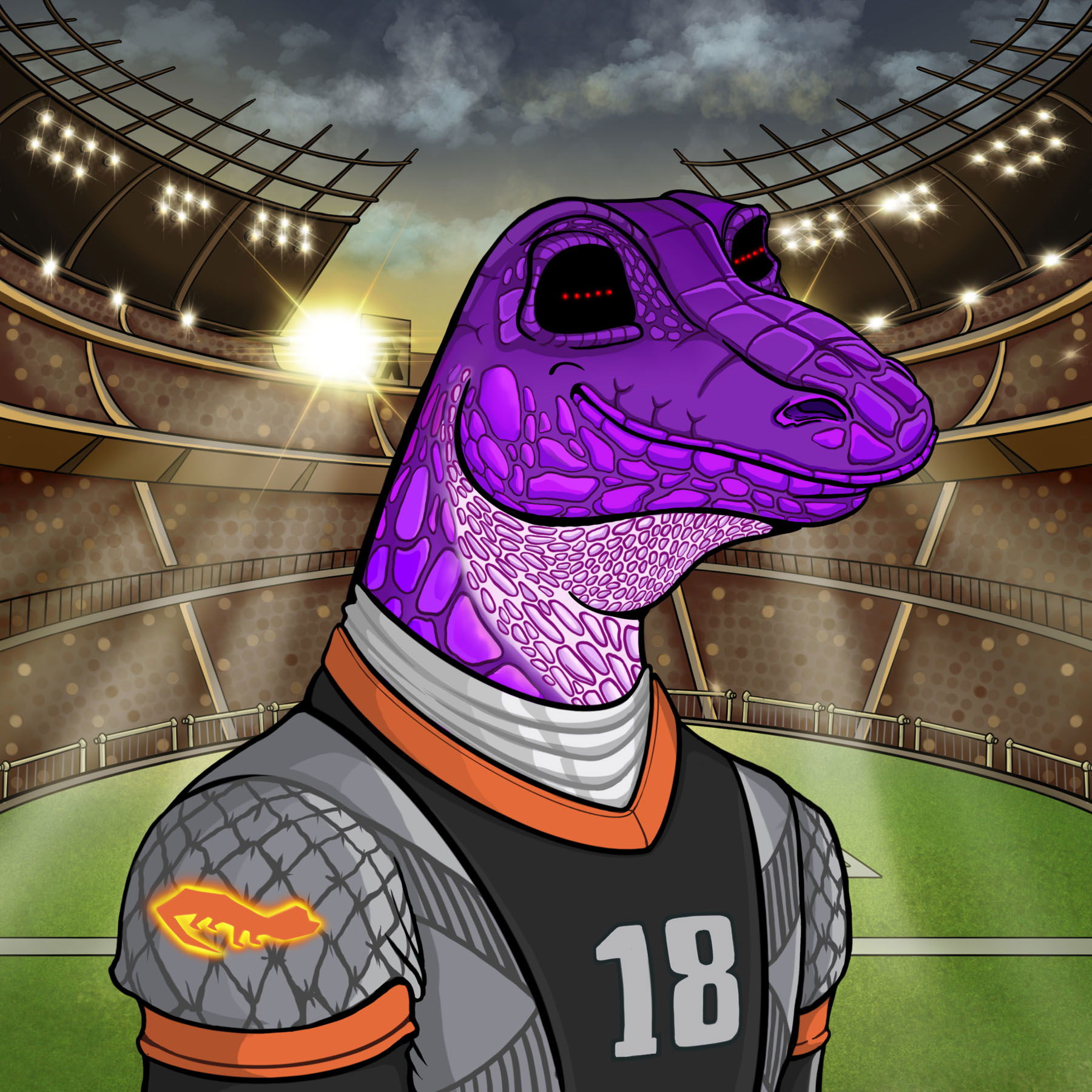 Super Bowl Goanna 0075 NFT on Algorand