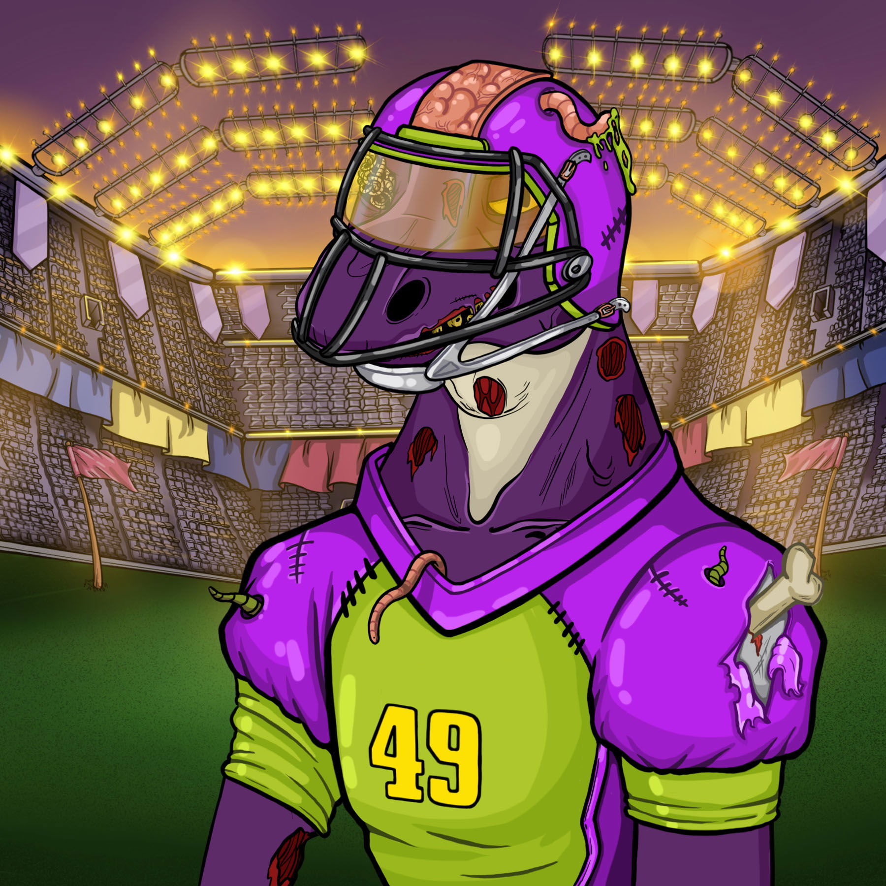 Super Bowl Goanna 0757 NFT on Algorand